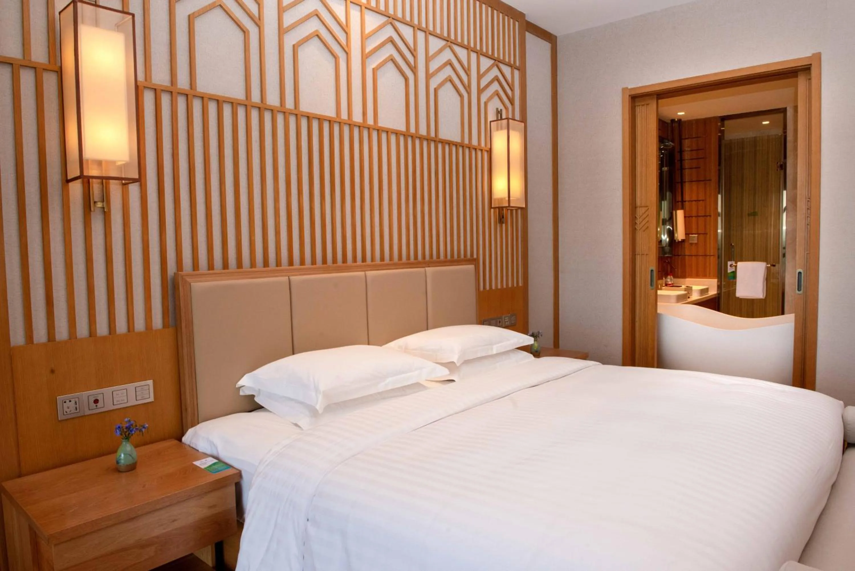 Bed in The View Hotel Changbai Mountain - MGallery Collection