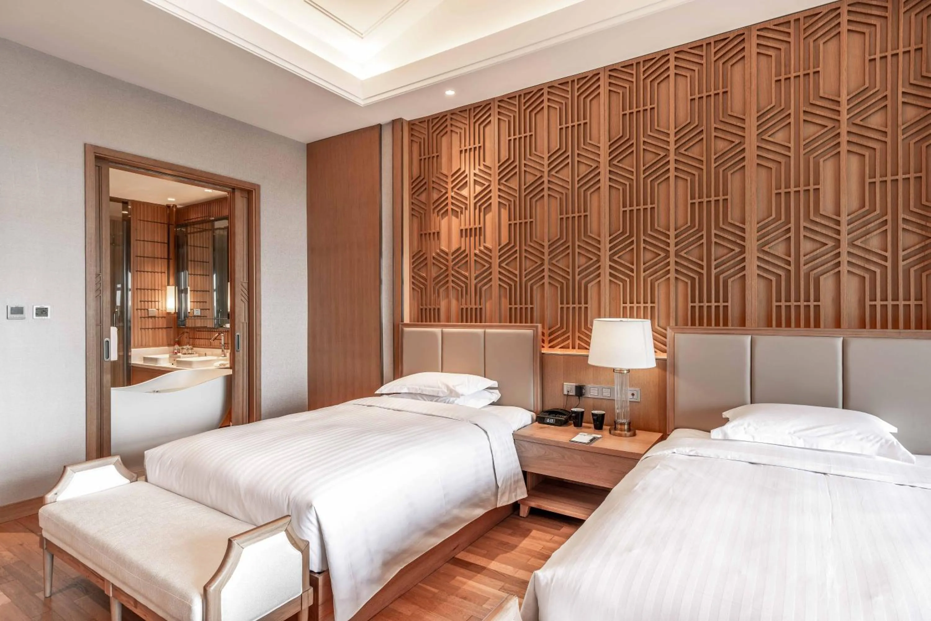 Bed in The View Hotel Changbai Mountain - MGallery Collection