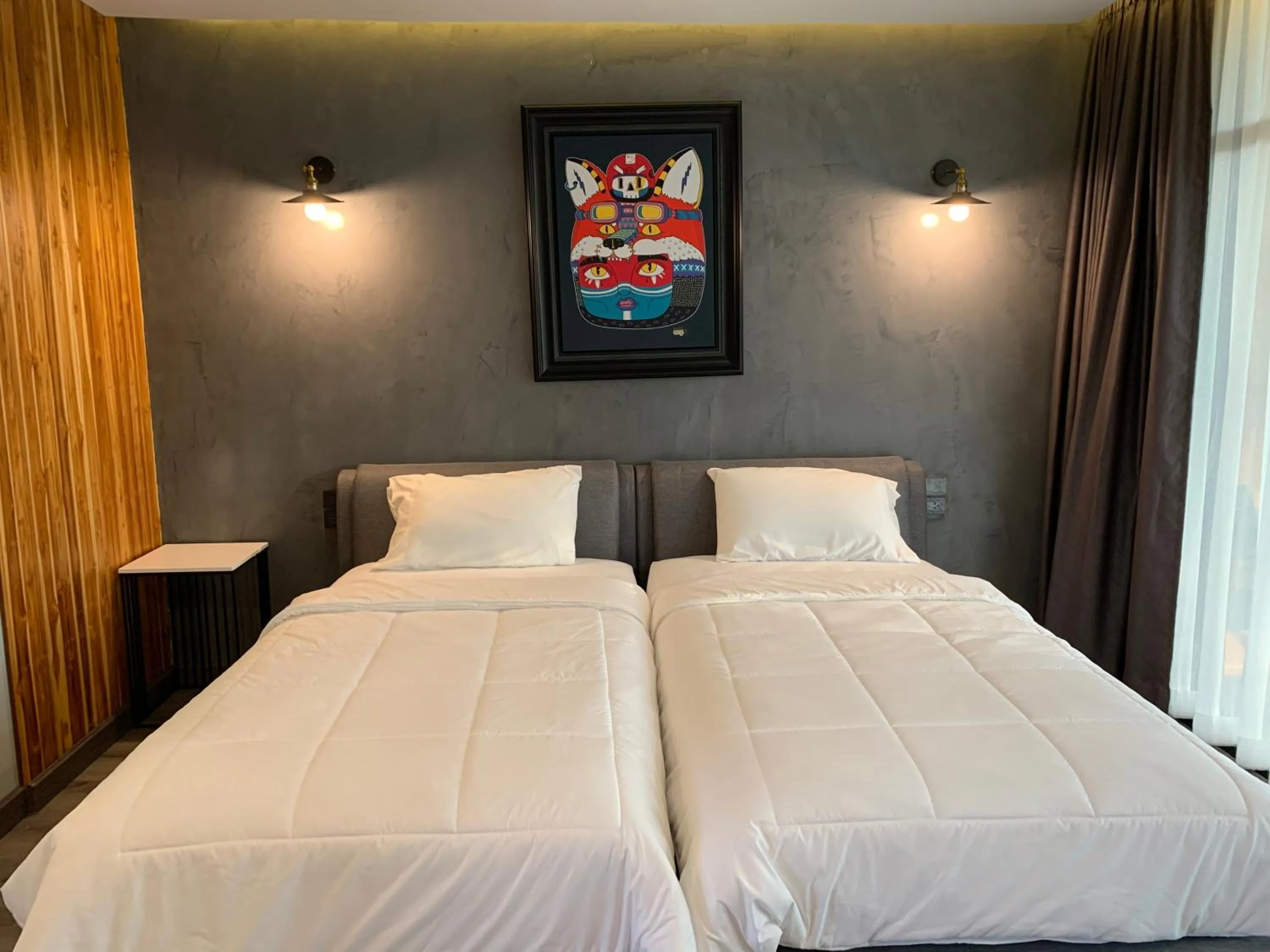 Bed in The Sunnery Ville