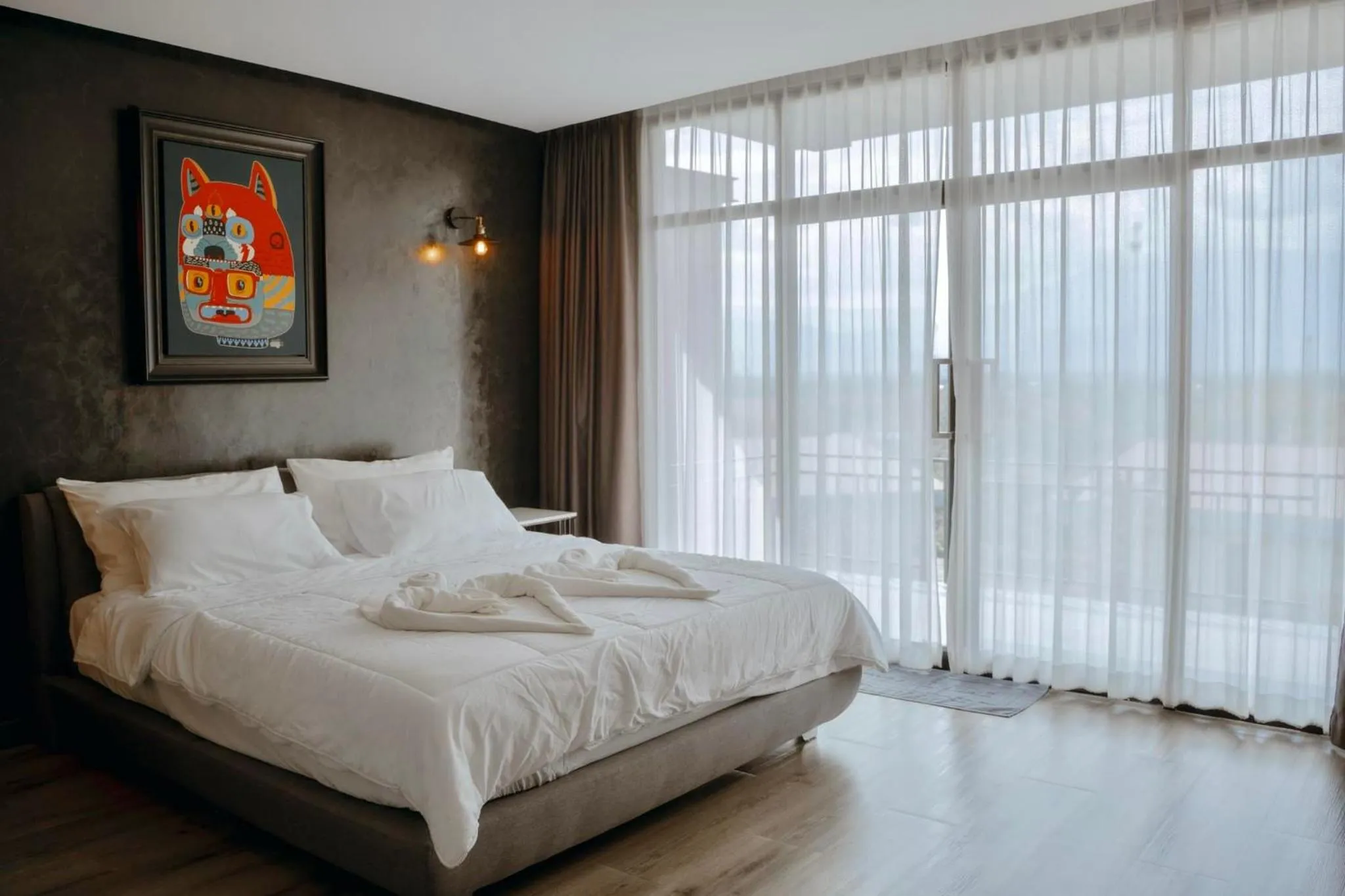 Bed in The Sunnery Ville