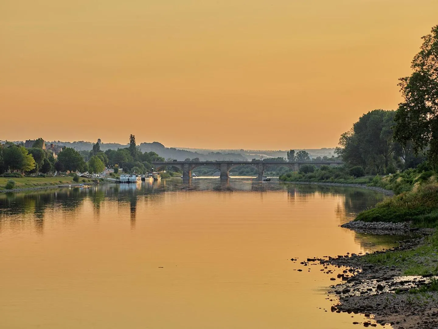 Natural landscape in Hotel Elbparadies