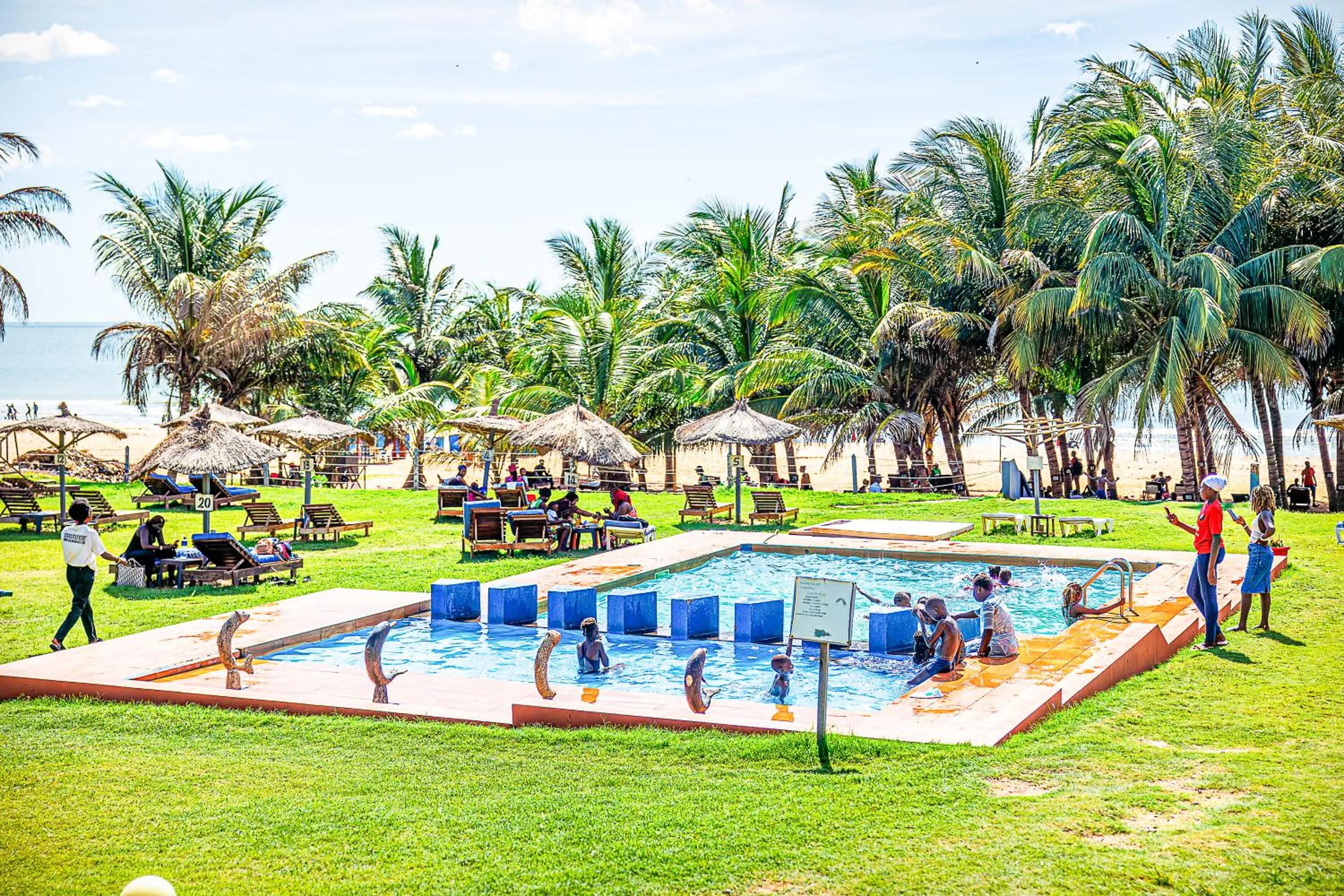 Swimming pool in Kasumai Beach Resort