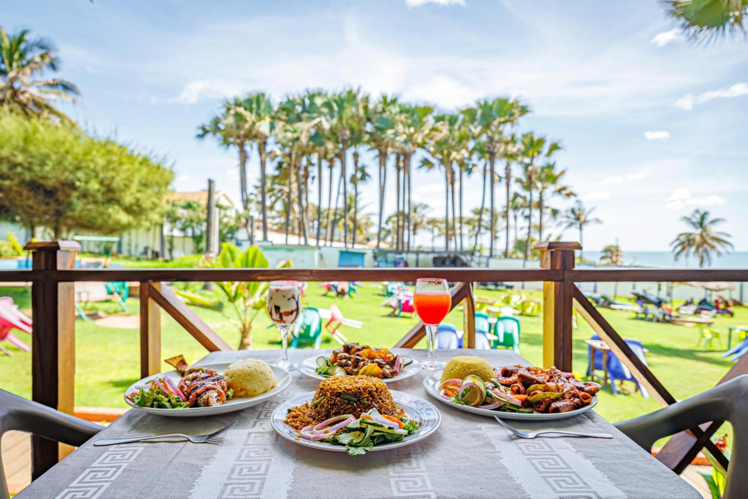 Food and drinks in Kasumai Beach Resort