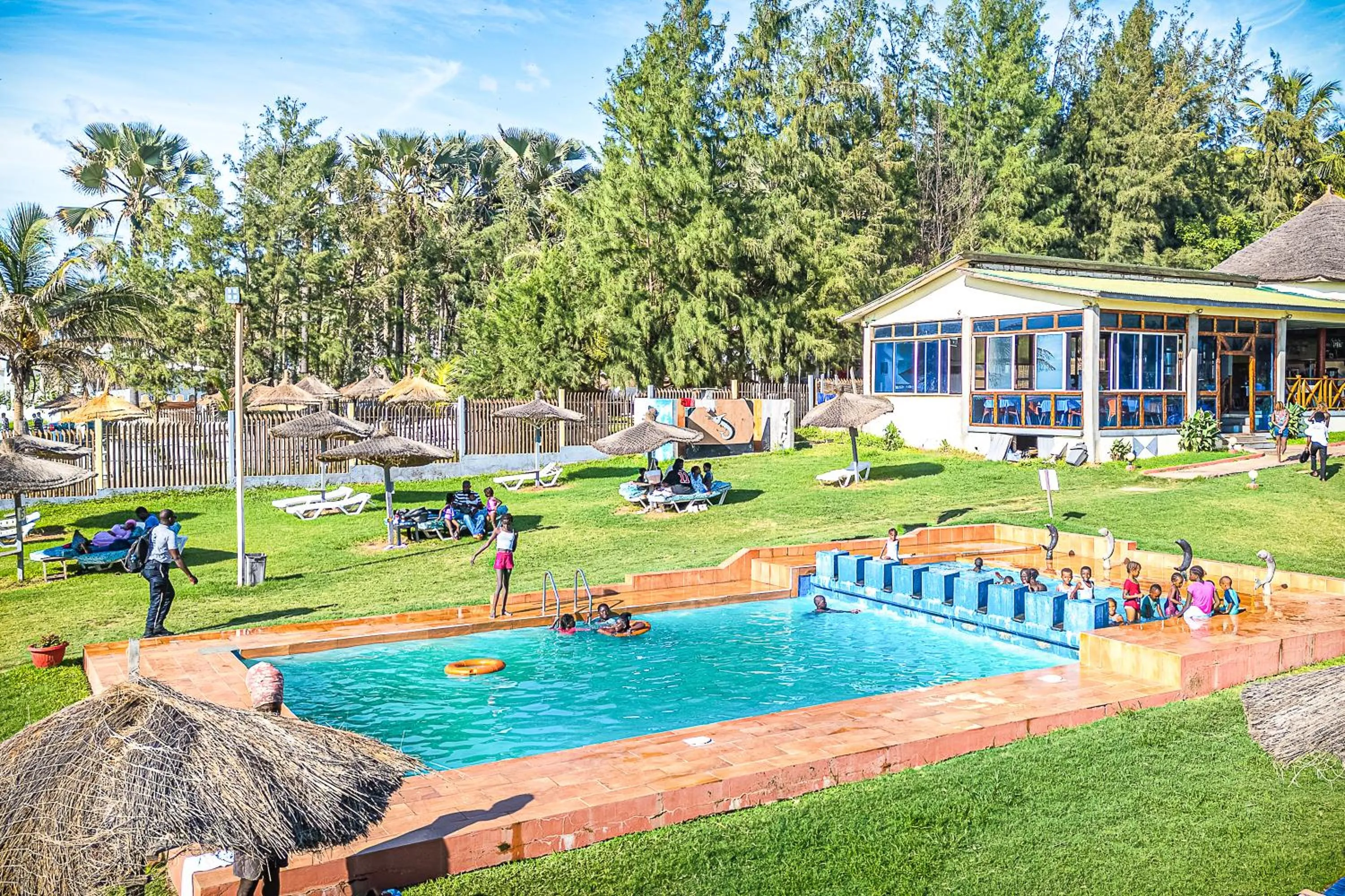 People in Kasumai Beach Resort