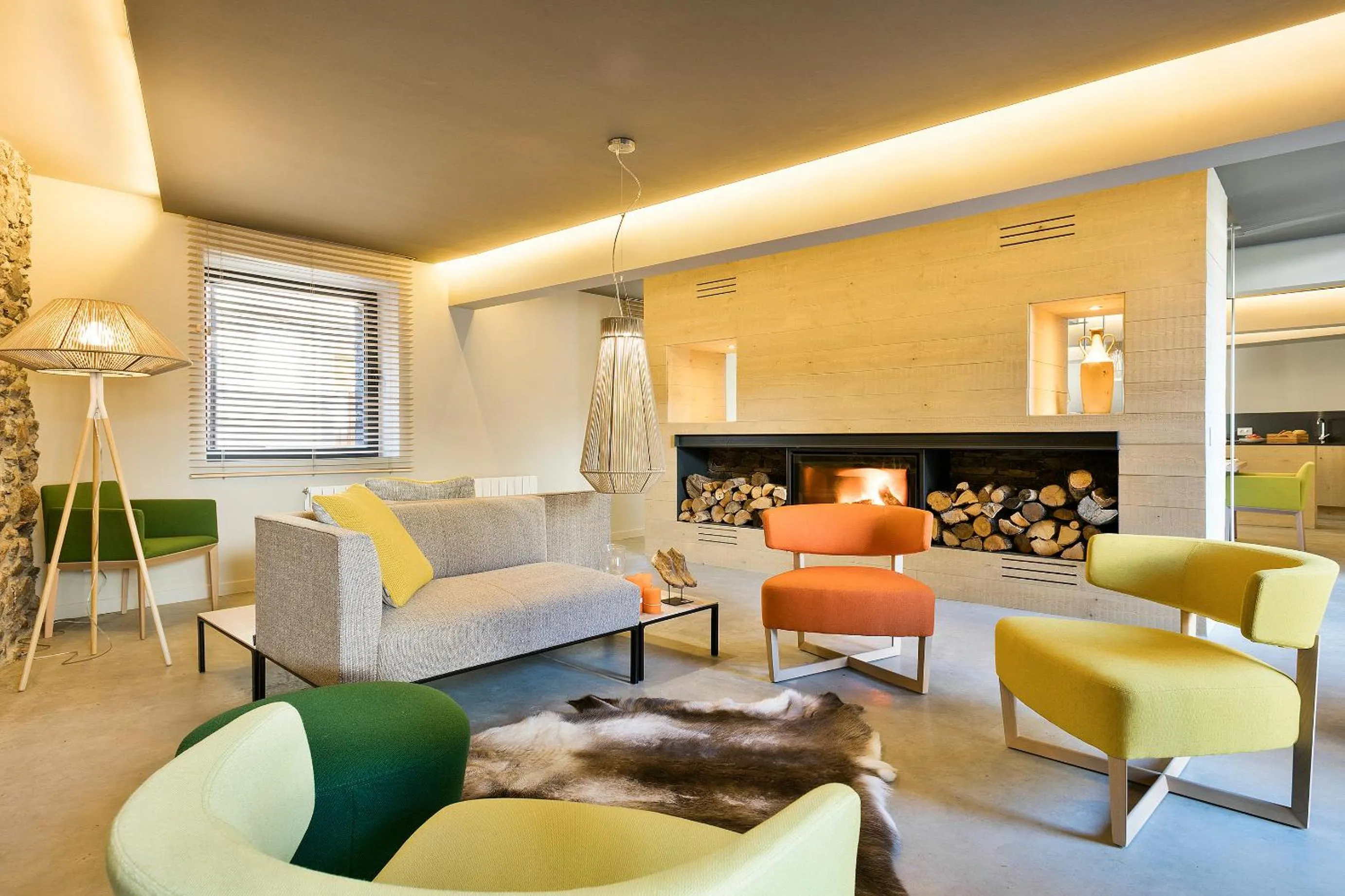 Communal lounge/ TV room in Set Terres - La Villa de Llívia - Adults only