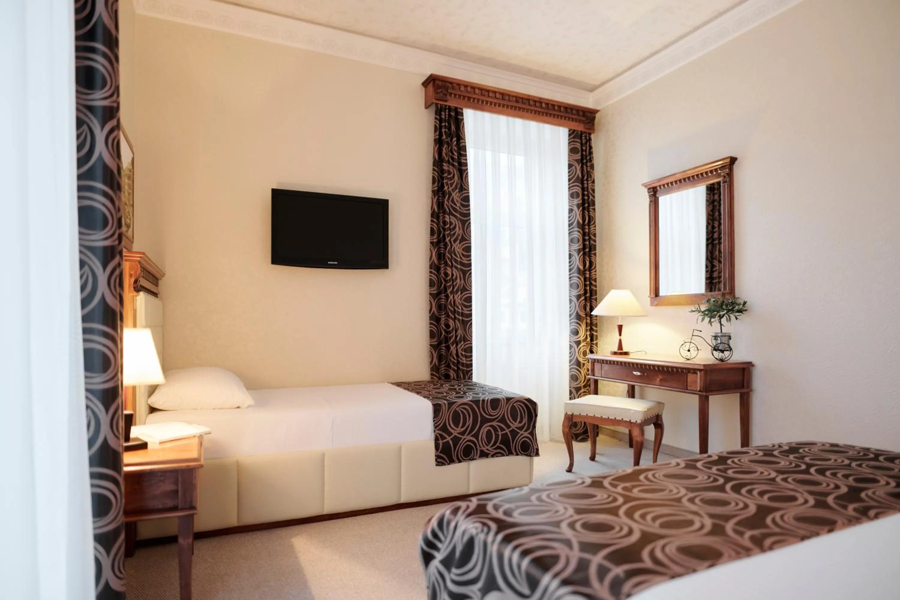 Bed in Hotel Villa Schubert