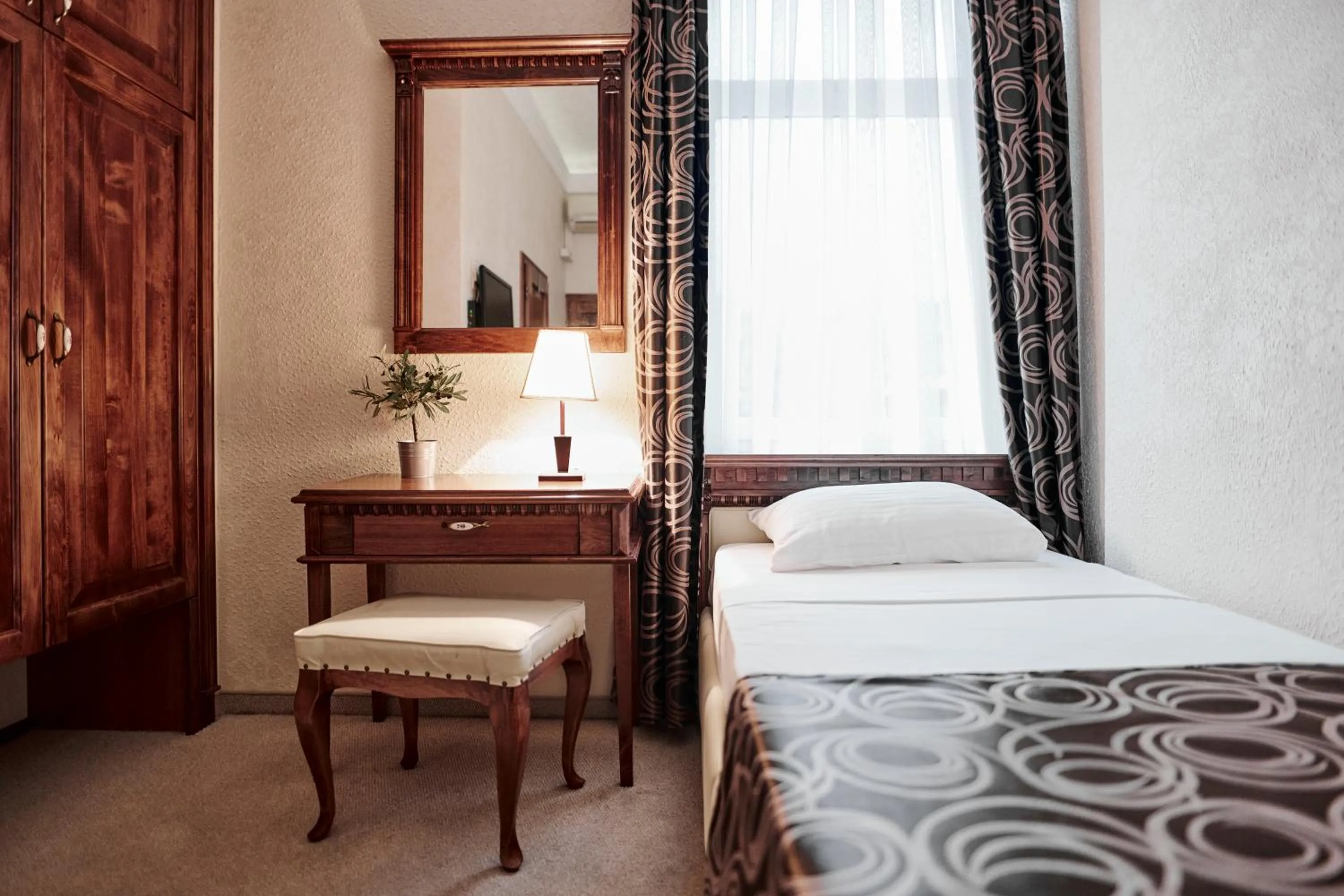 Bed in Hotel Villa Schubert