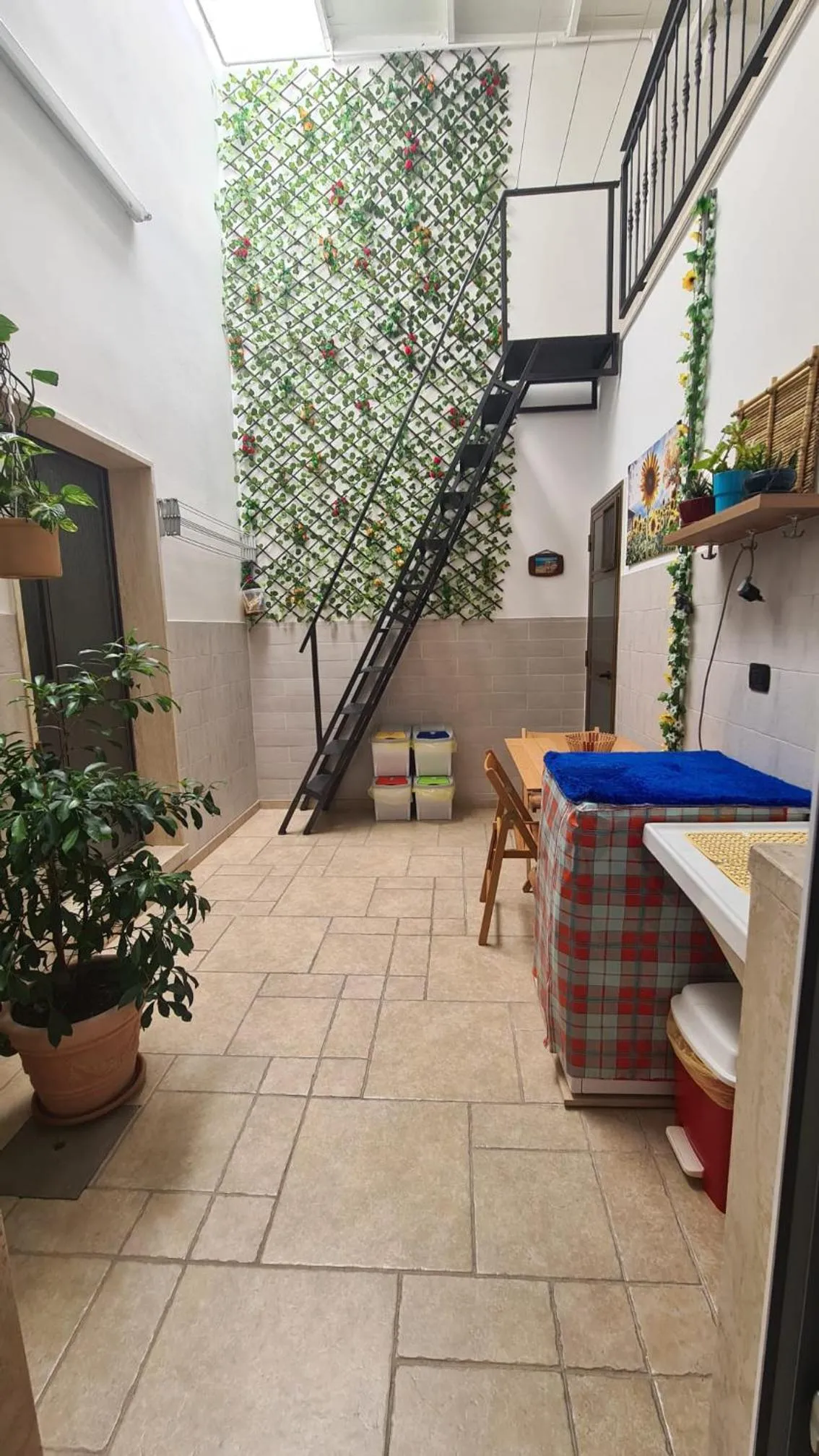 Inner courtyard view in Apartment da Rosa