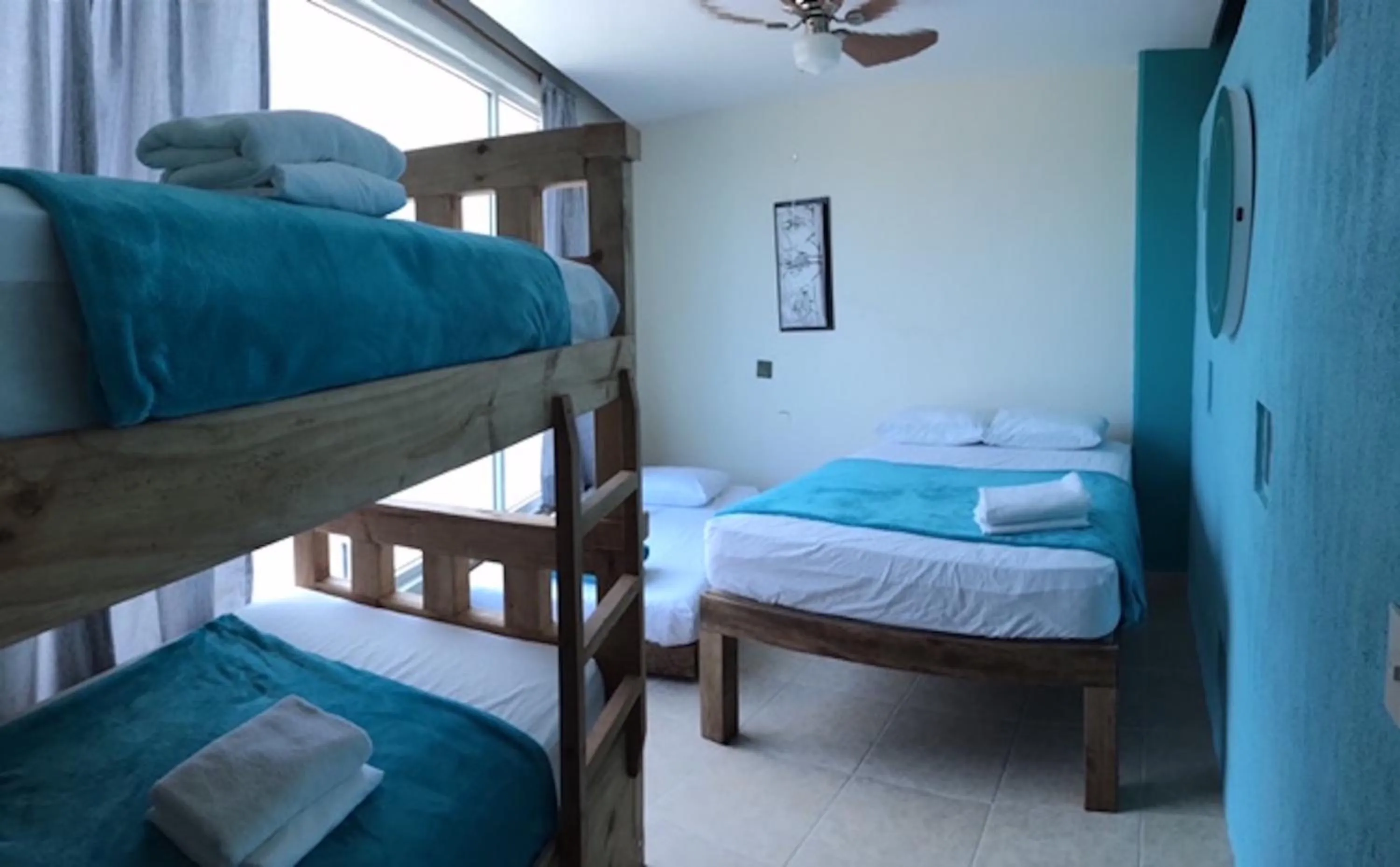 Bed in Hostal Bucerias