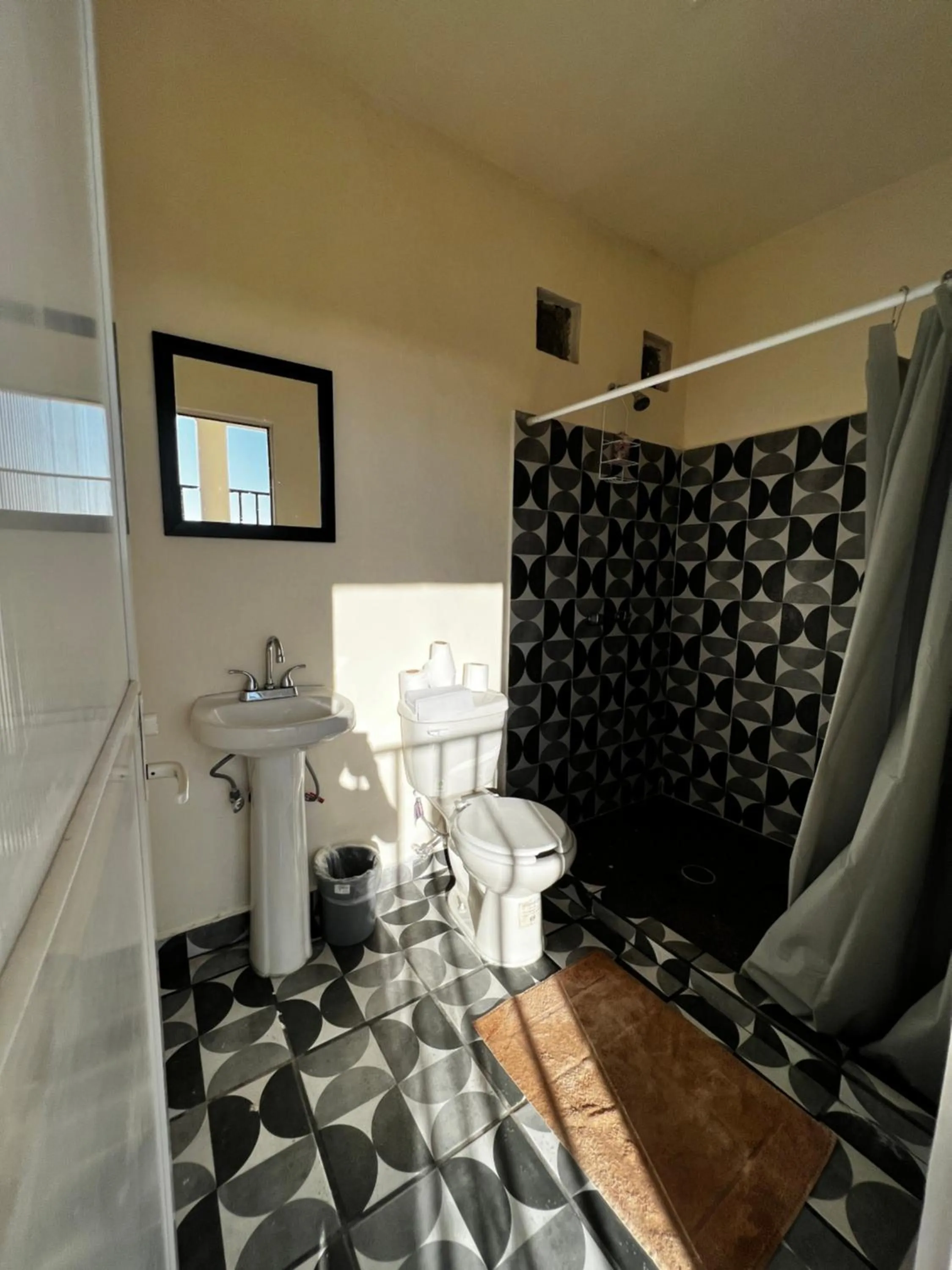 Bed in Hostal Bucerias