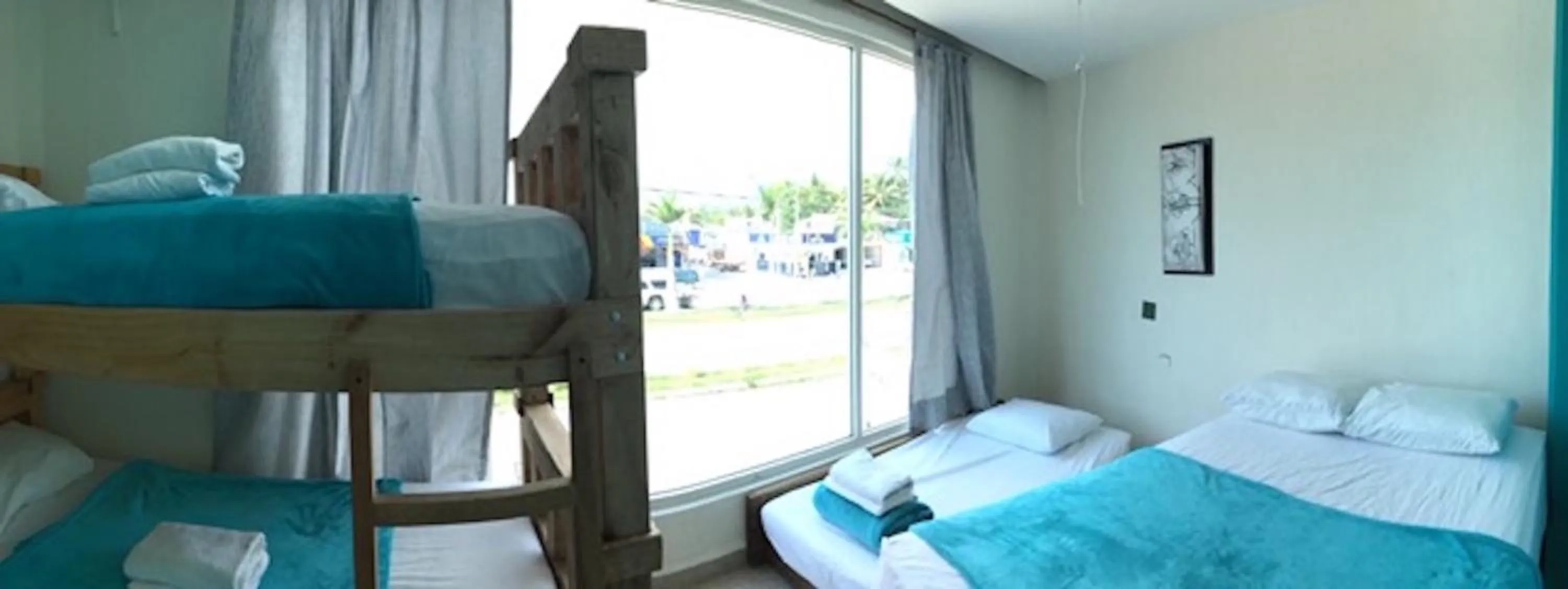 Bed in Hostal Bucerias