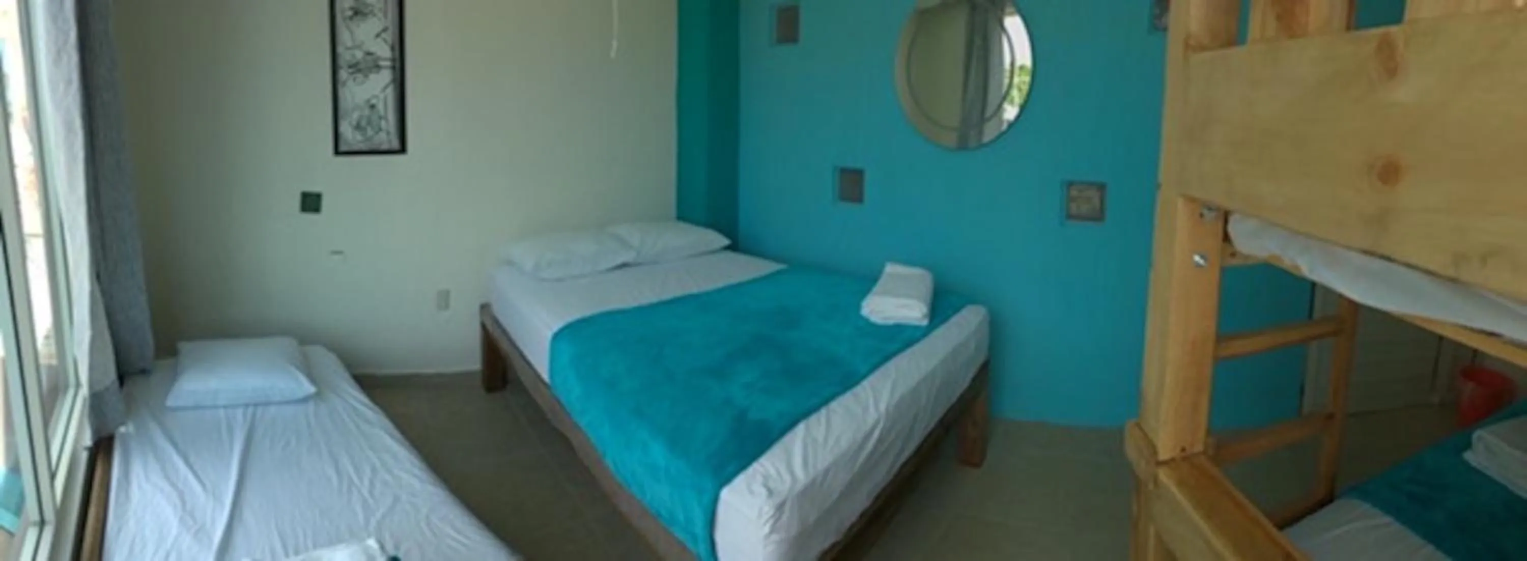 Bed in Hostal Bucerias