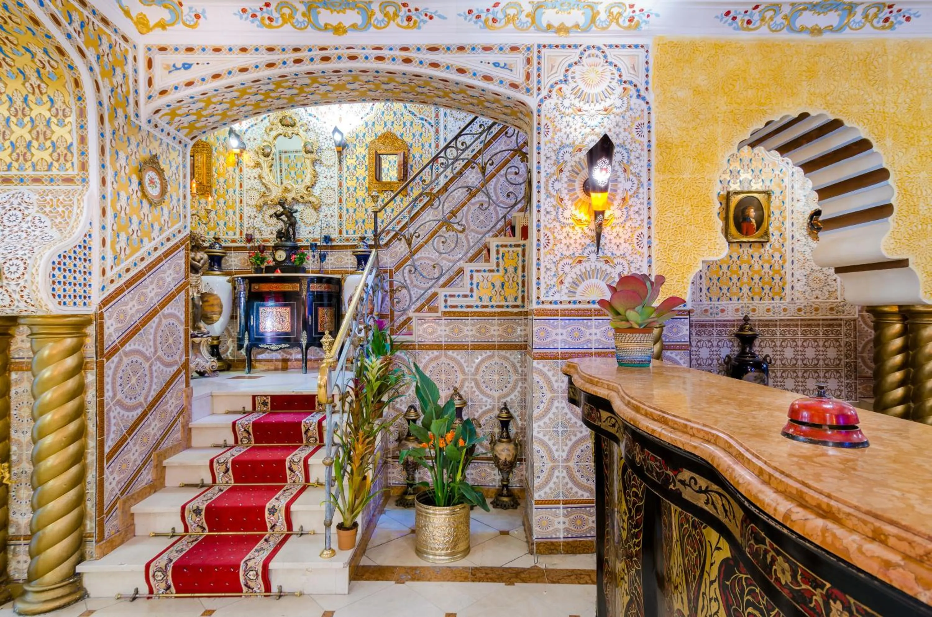 Lobby or reception in Hotel Mozart