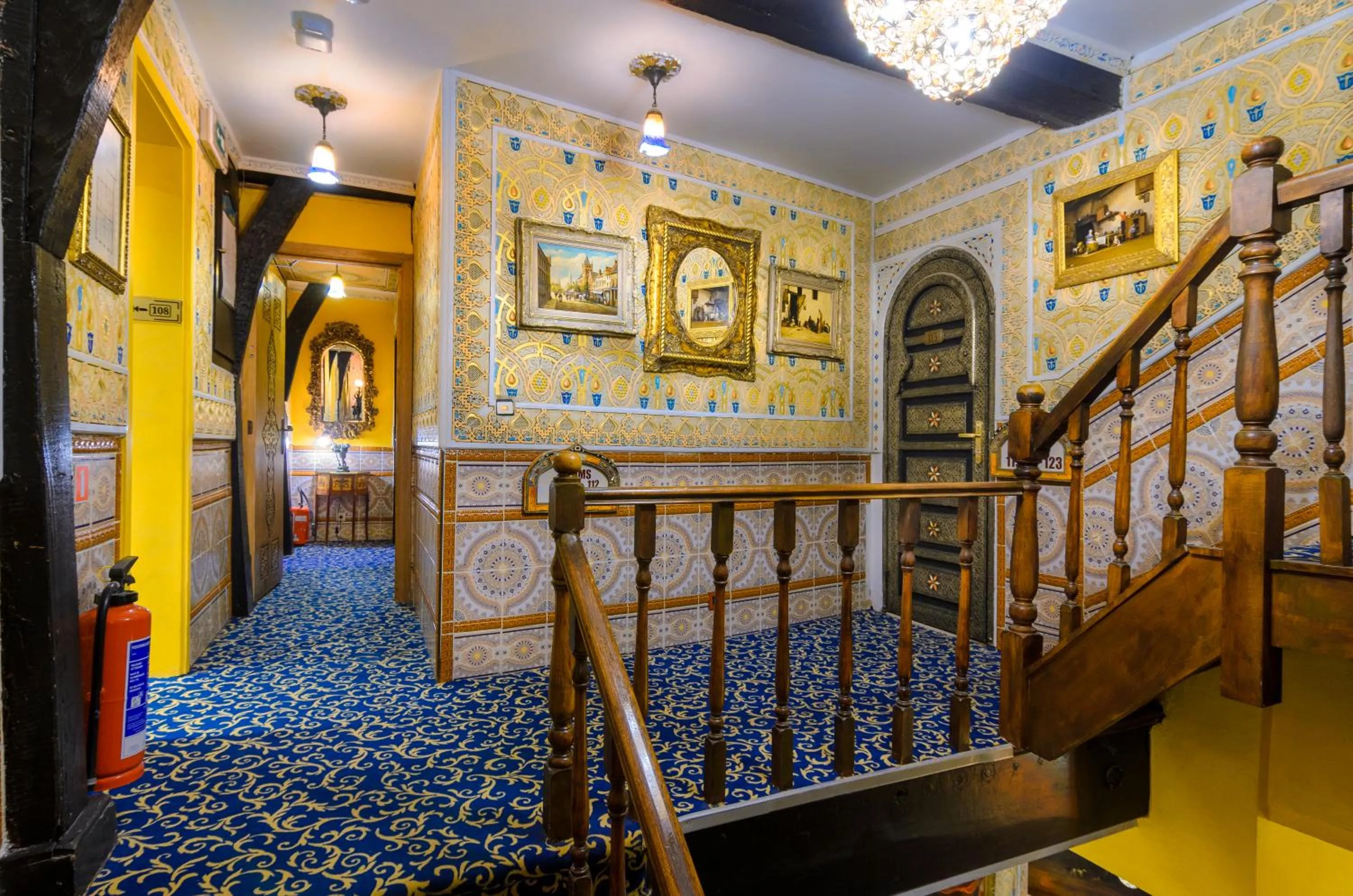 Decorative detail in Hotel Mozart