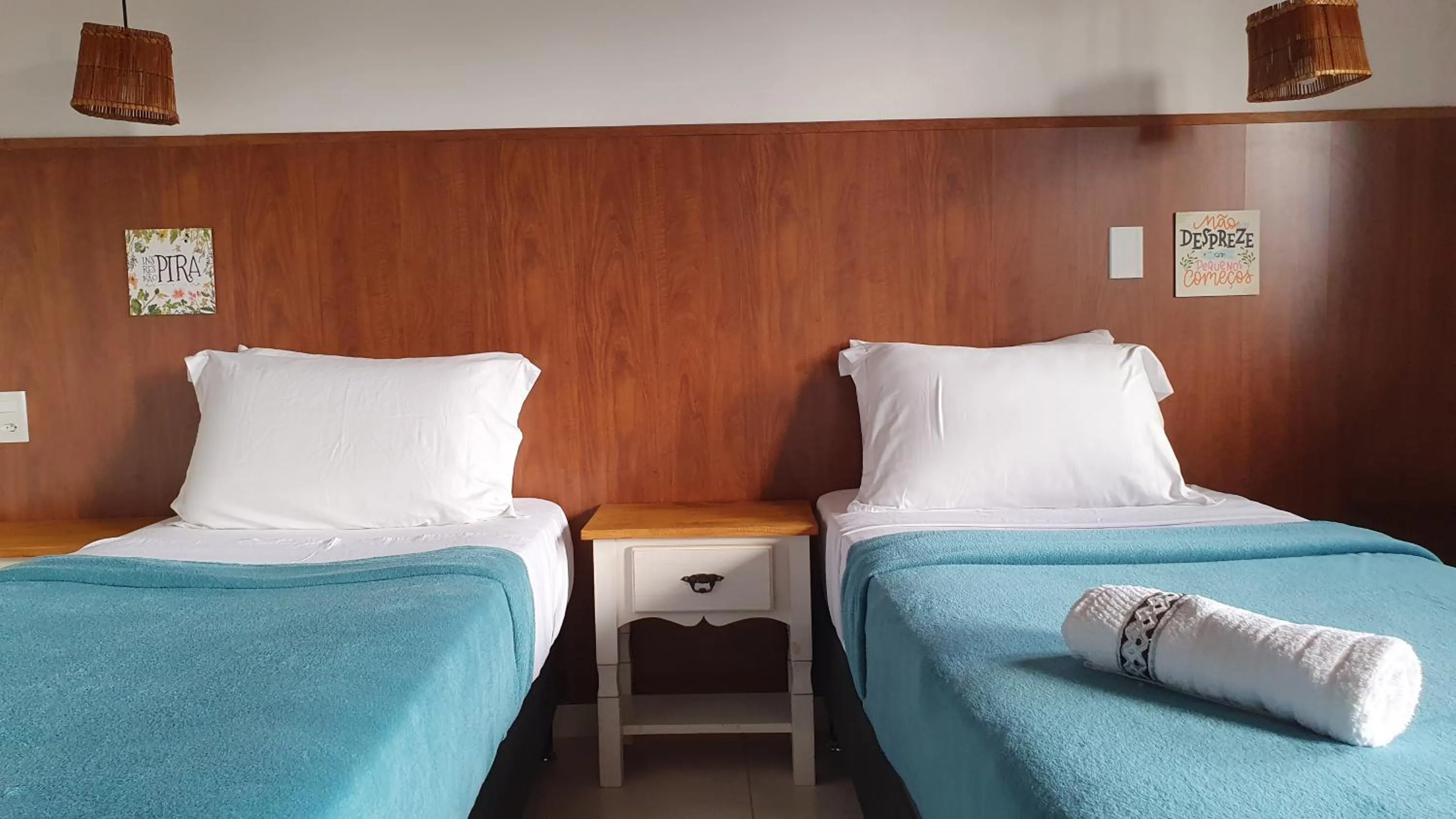 Bed in Pousada Lagoa do Rosa