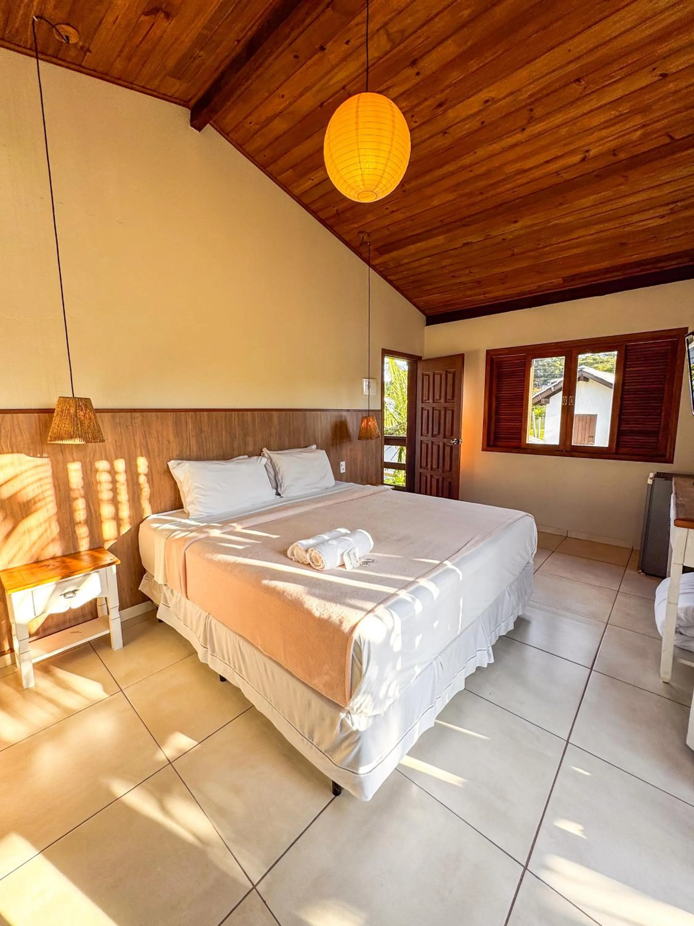 Bedroom, Bed in Pousada Lagoa do Rosa