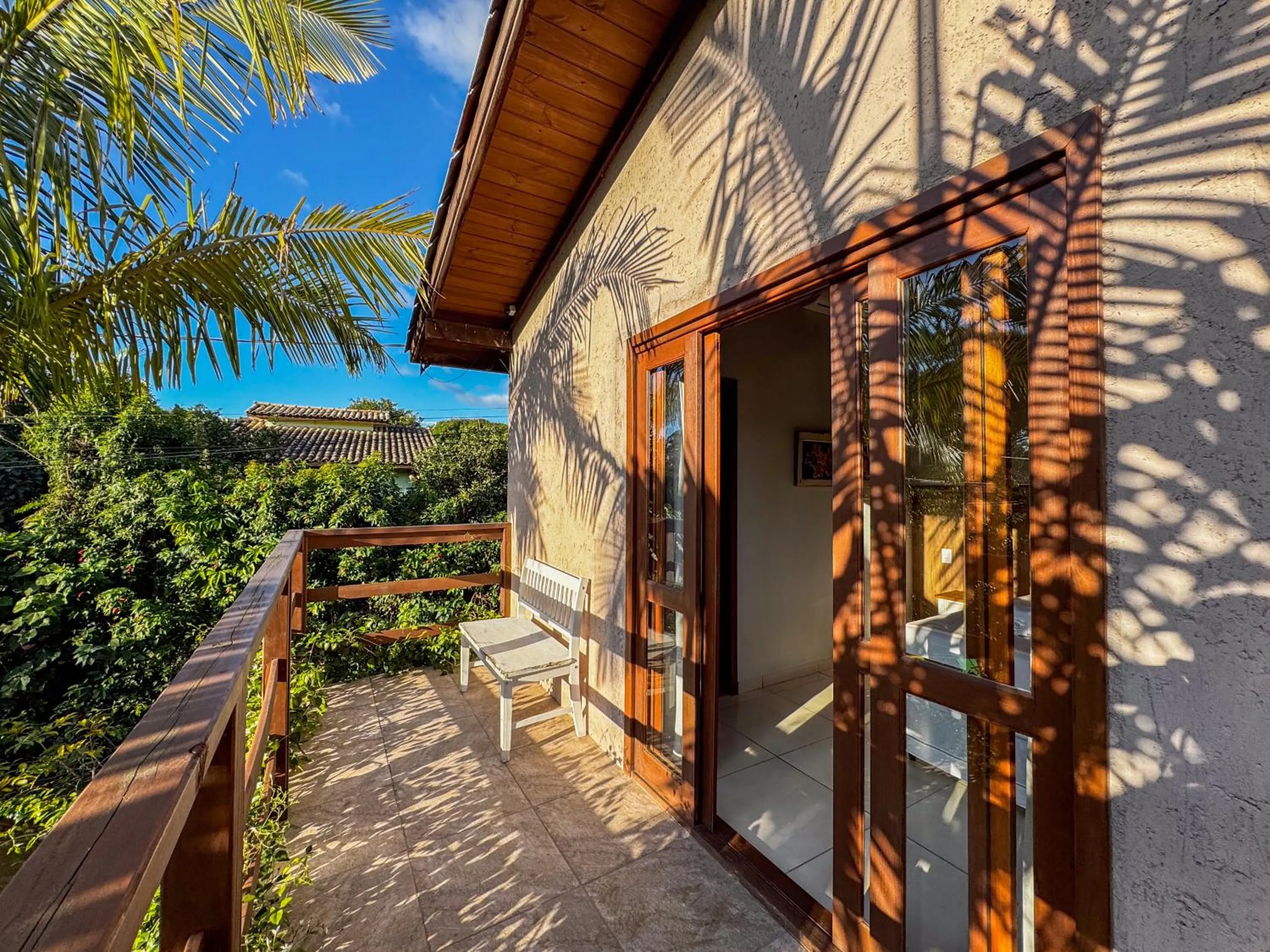 Balcony/Terrace in Pousada Lagoa do Rosa