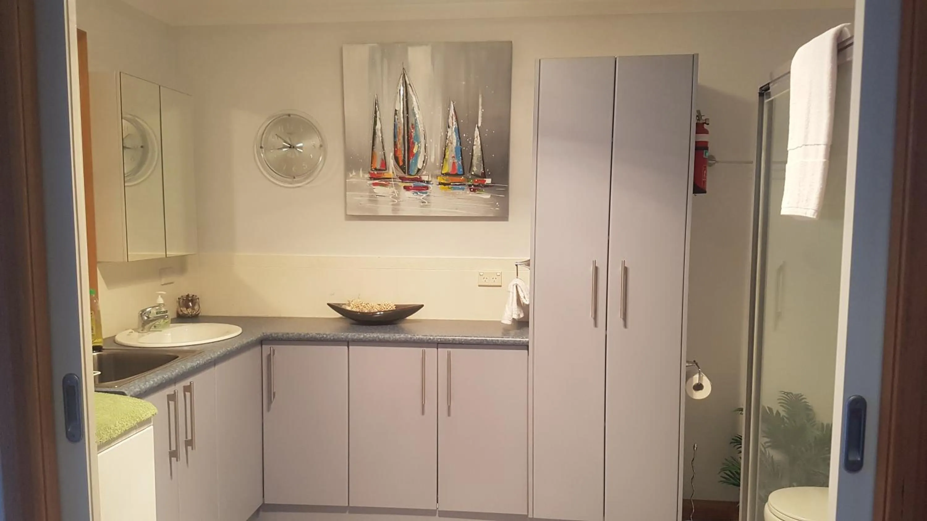 Shower in Lewi Waters