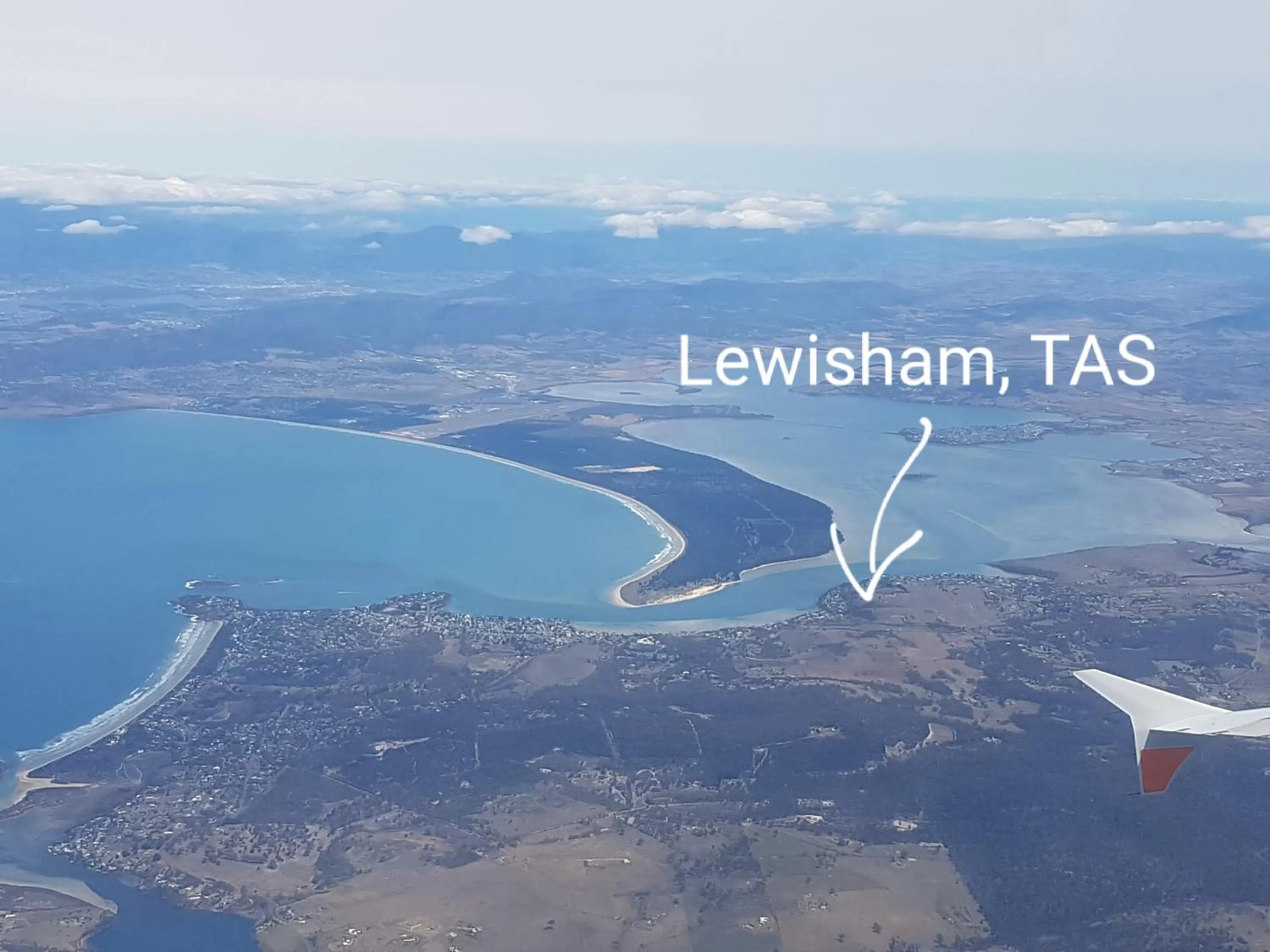 Bird's eye view in Lewi Waters