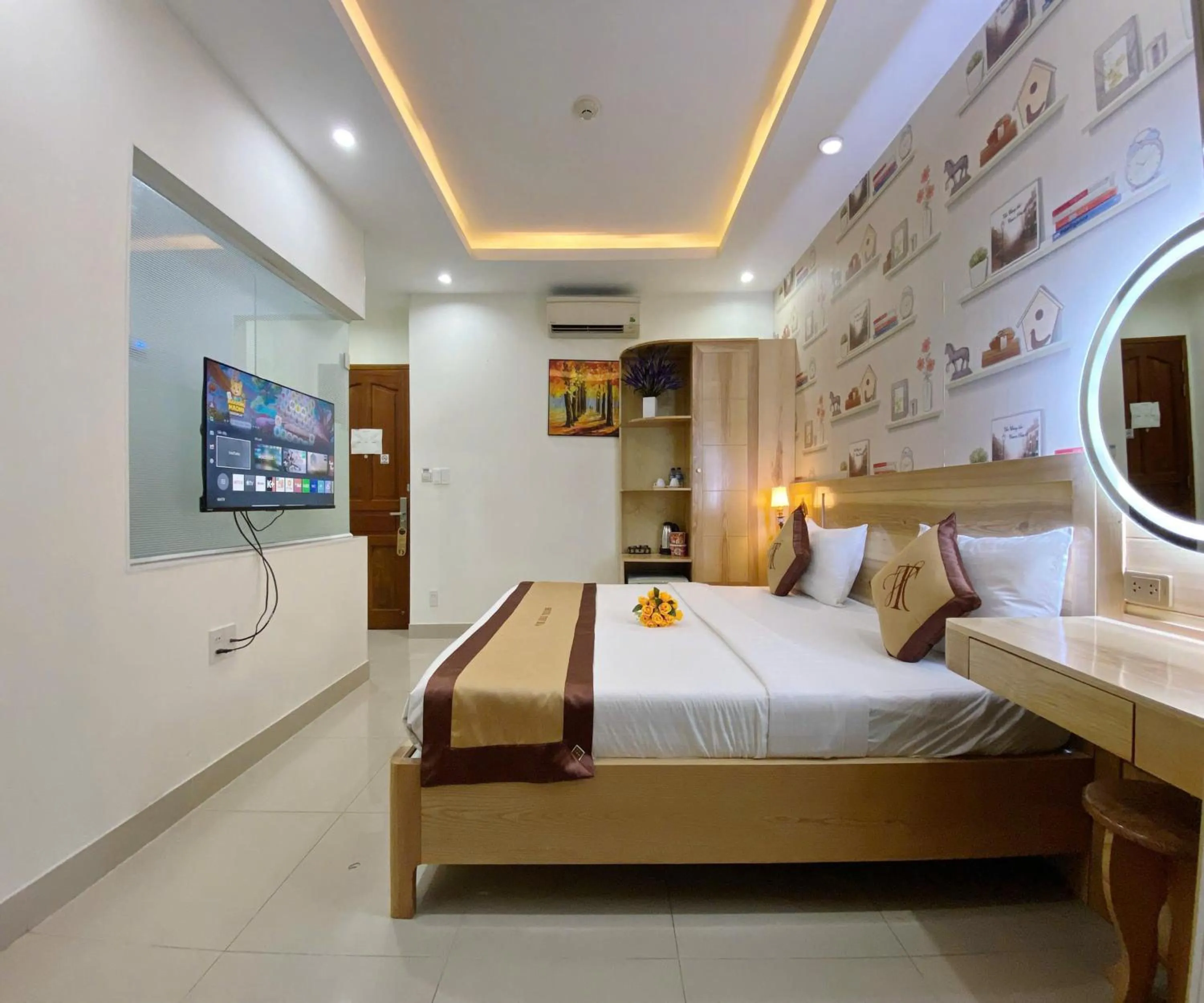 Bedroom, Bed in Thu Ha Airport Hotel