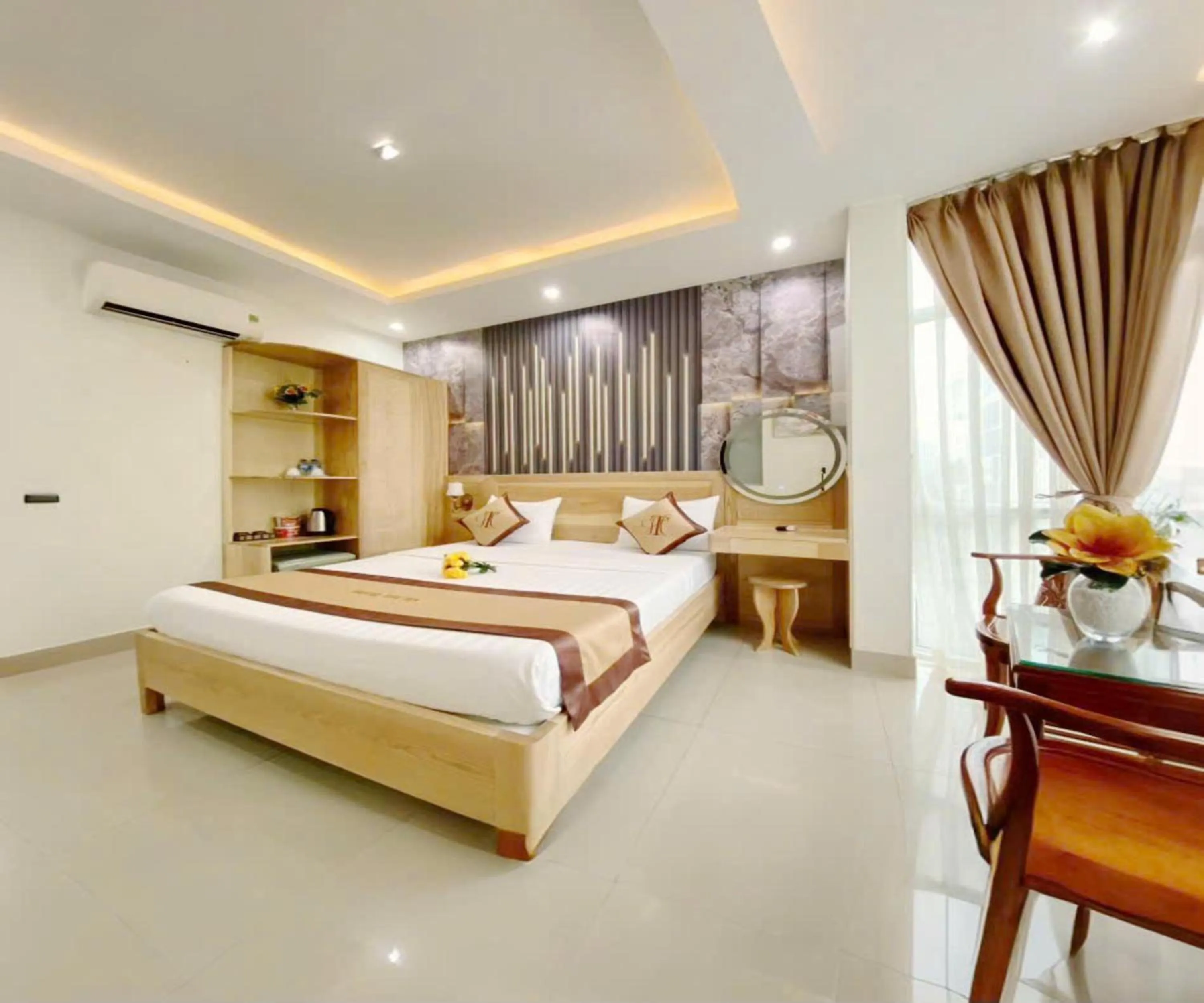 Bedroom, Bed in Thu Ha Airport Hotel