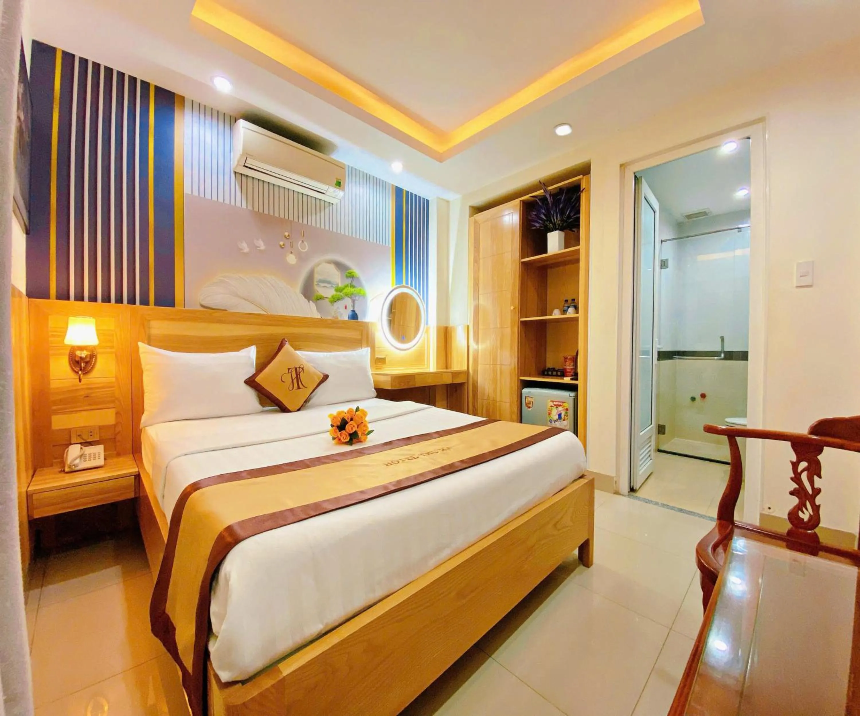 Bedroom, Bed in Thu Ha Airport Hotel