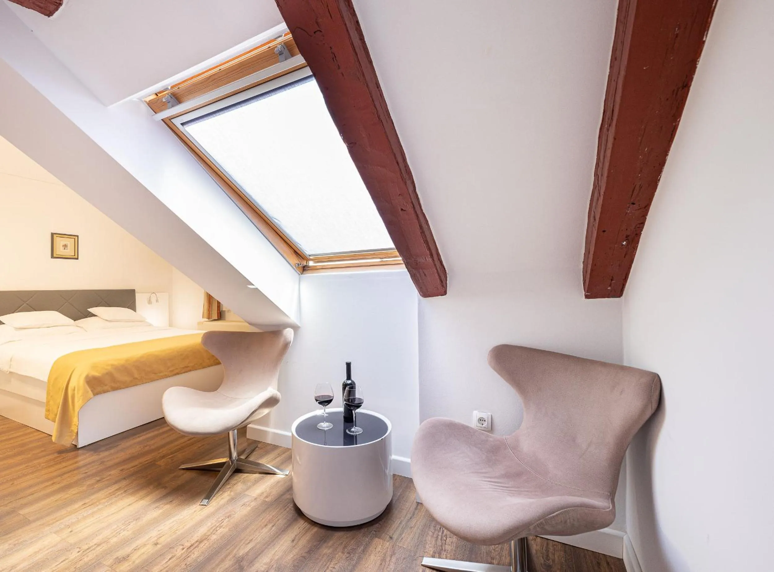 Photo of the whole room, Bed in Heritage Hotel Vila Sikaa