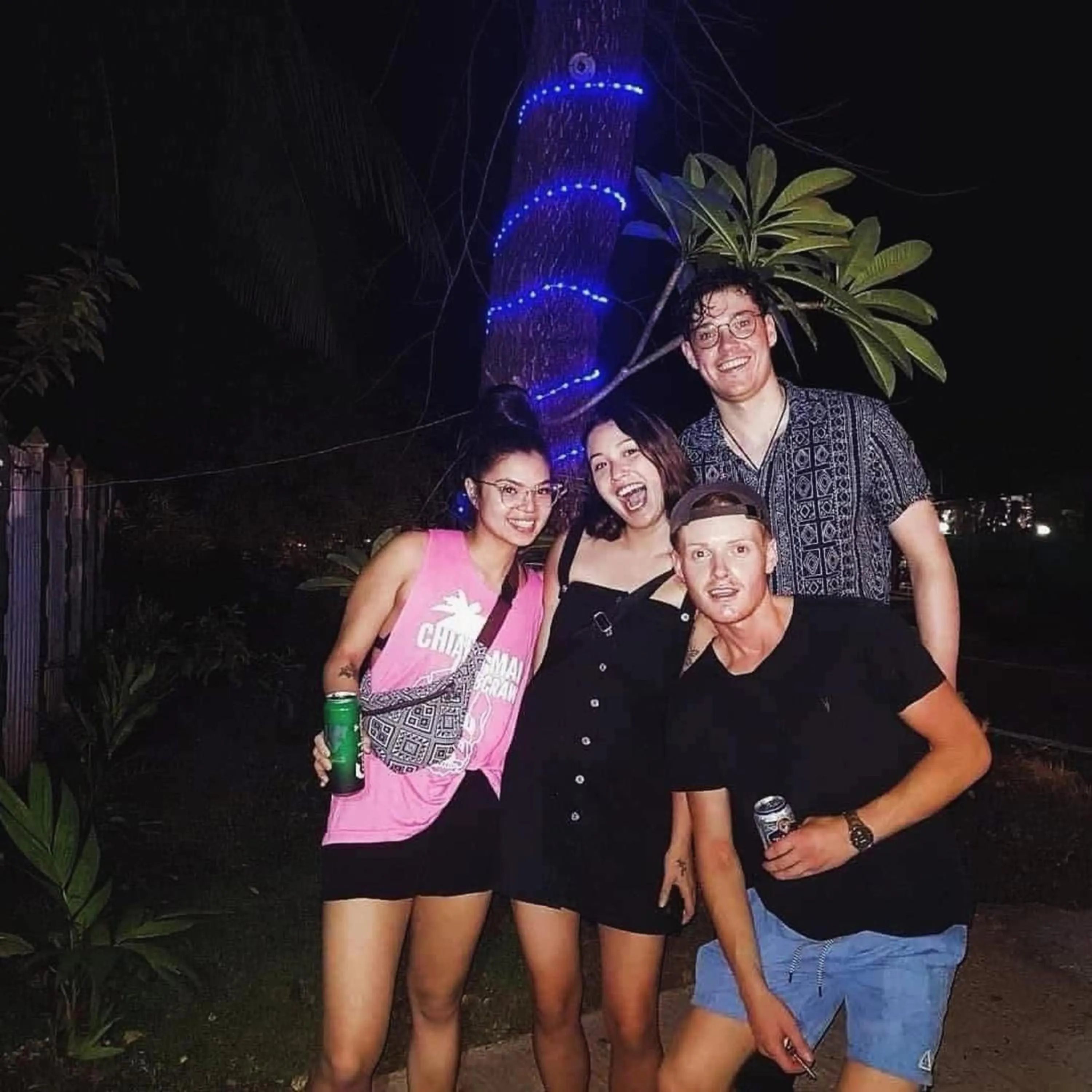 group of guests in Green House Resort