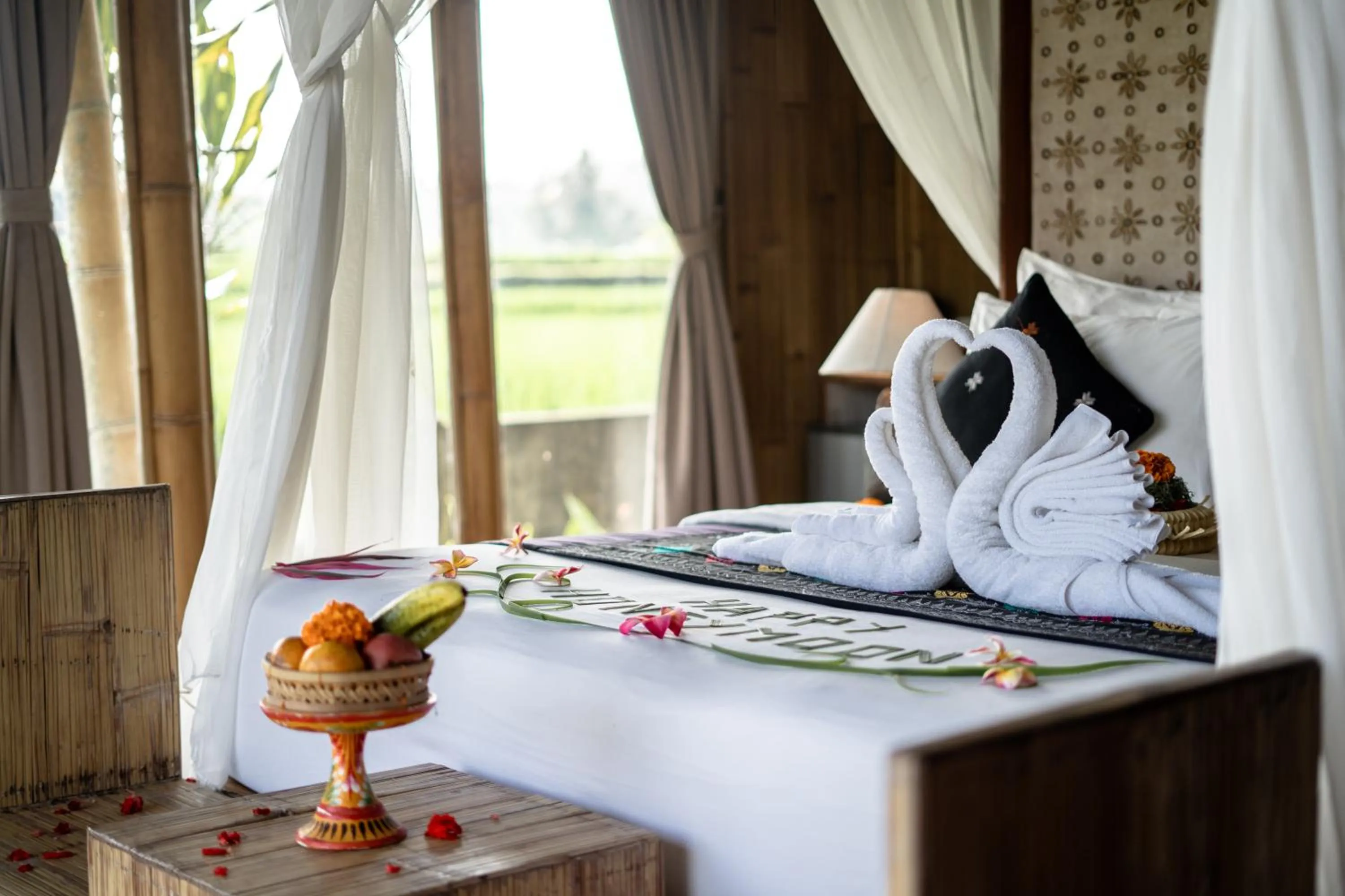 Photo of the whole room, Bed in Padi Bali Retreat