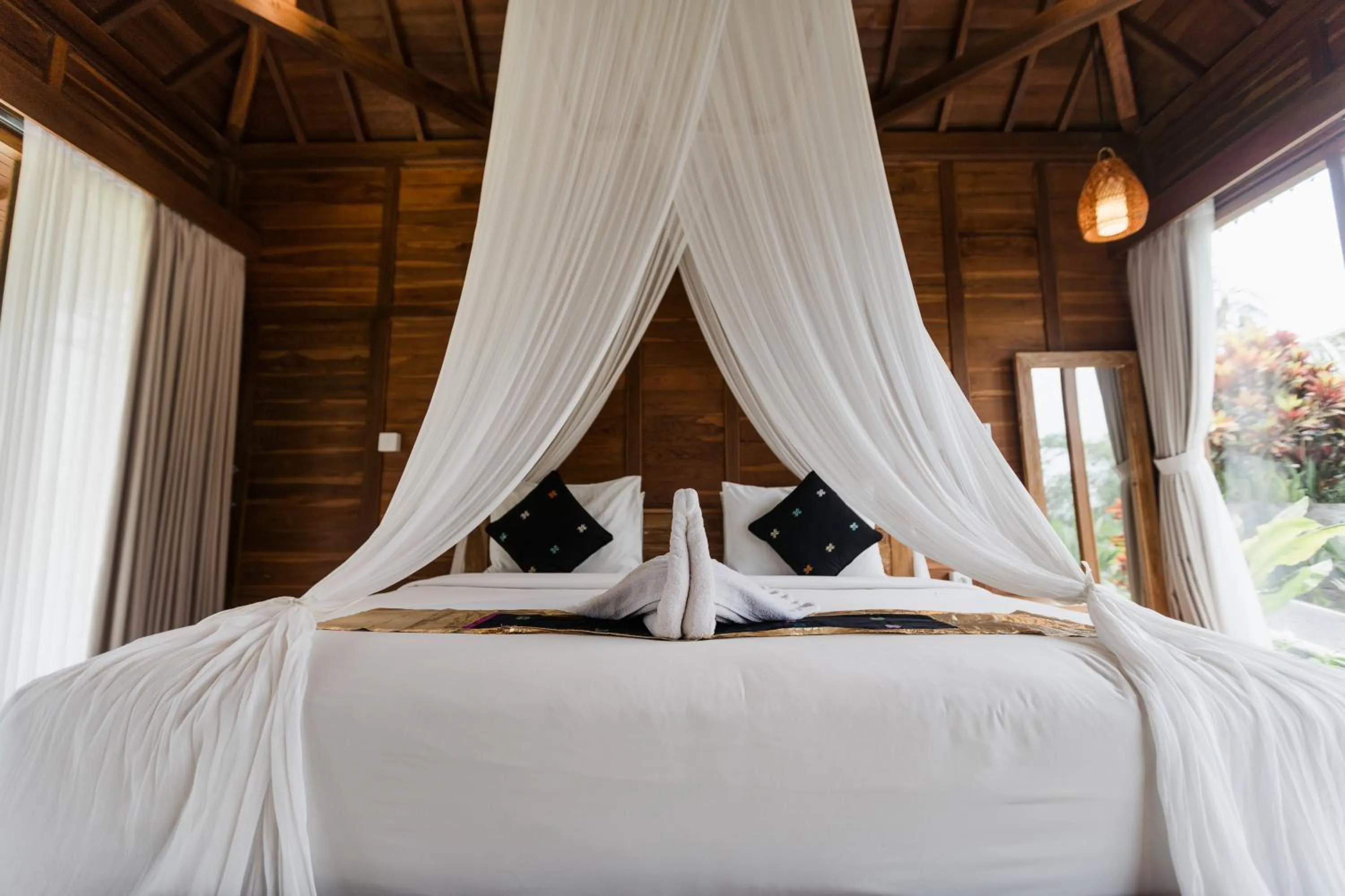 Bed in Padi Bali Retreat