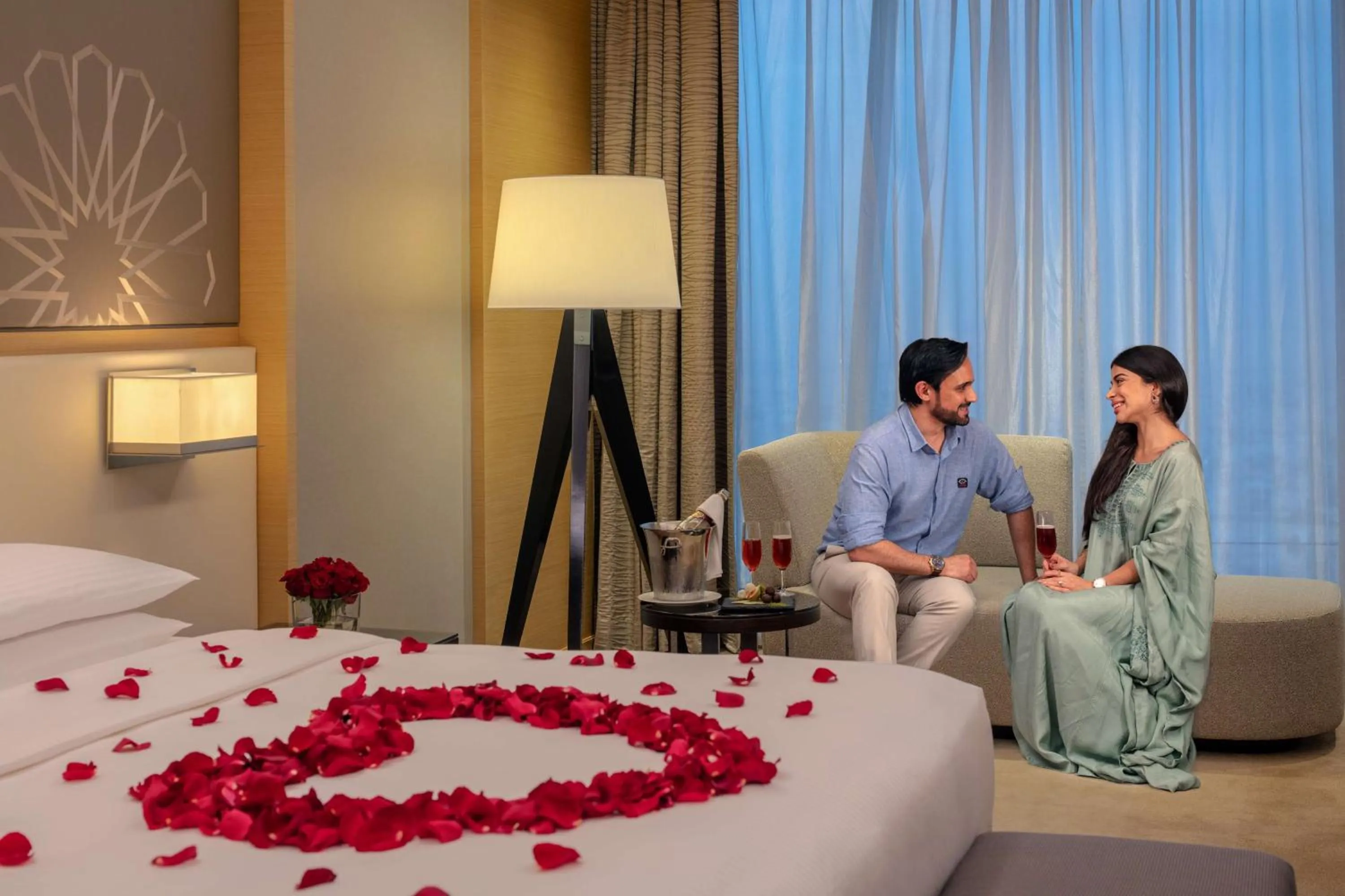 People, Bed in Hyatt Regency Riyadh Olaya