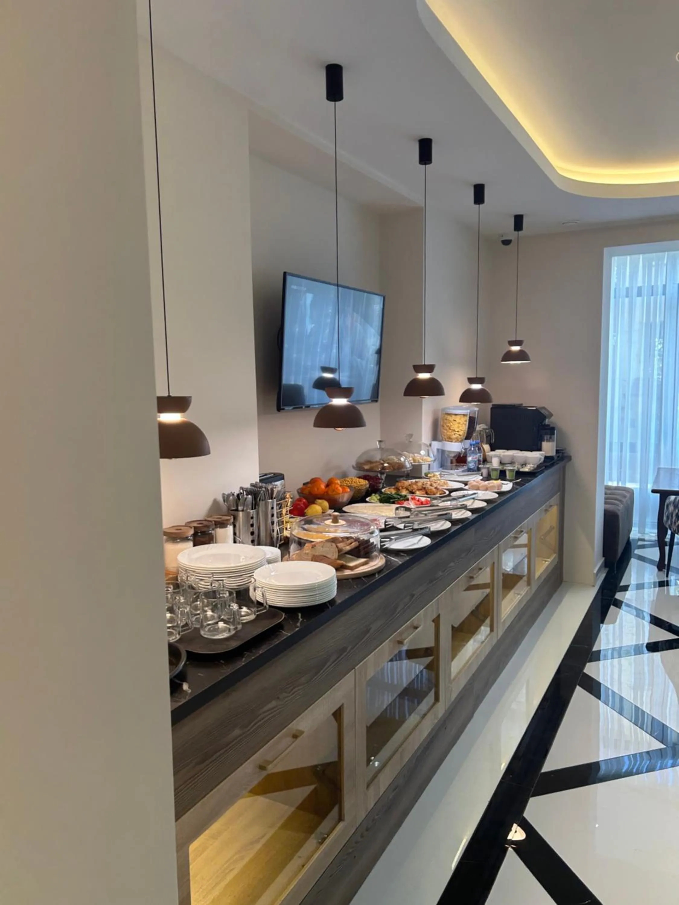 Breakfast in Karim Parkside Hotel