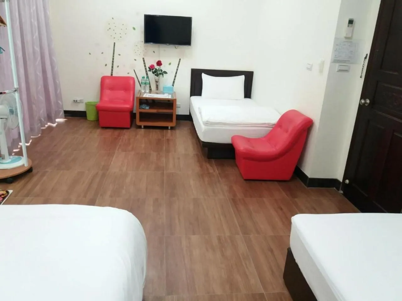 Bed in Jin Xi Fu B&B