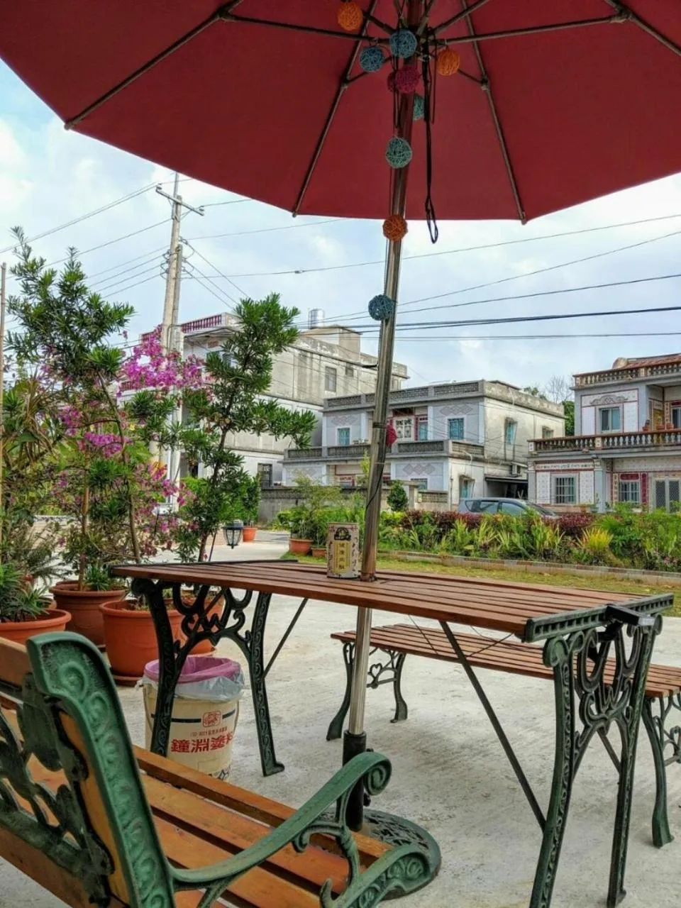 Patio in Jin Xi Fu B&B