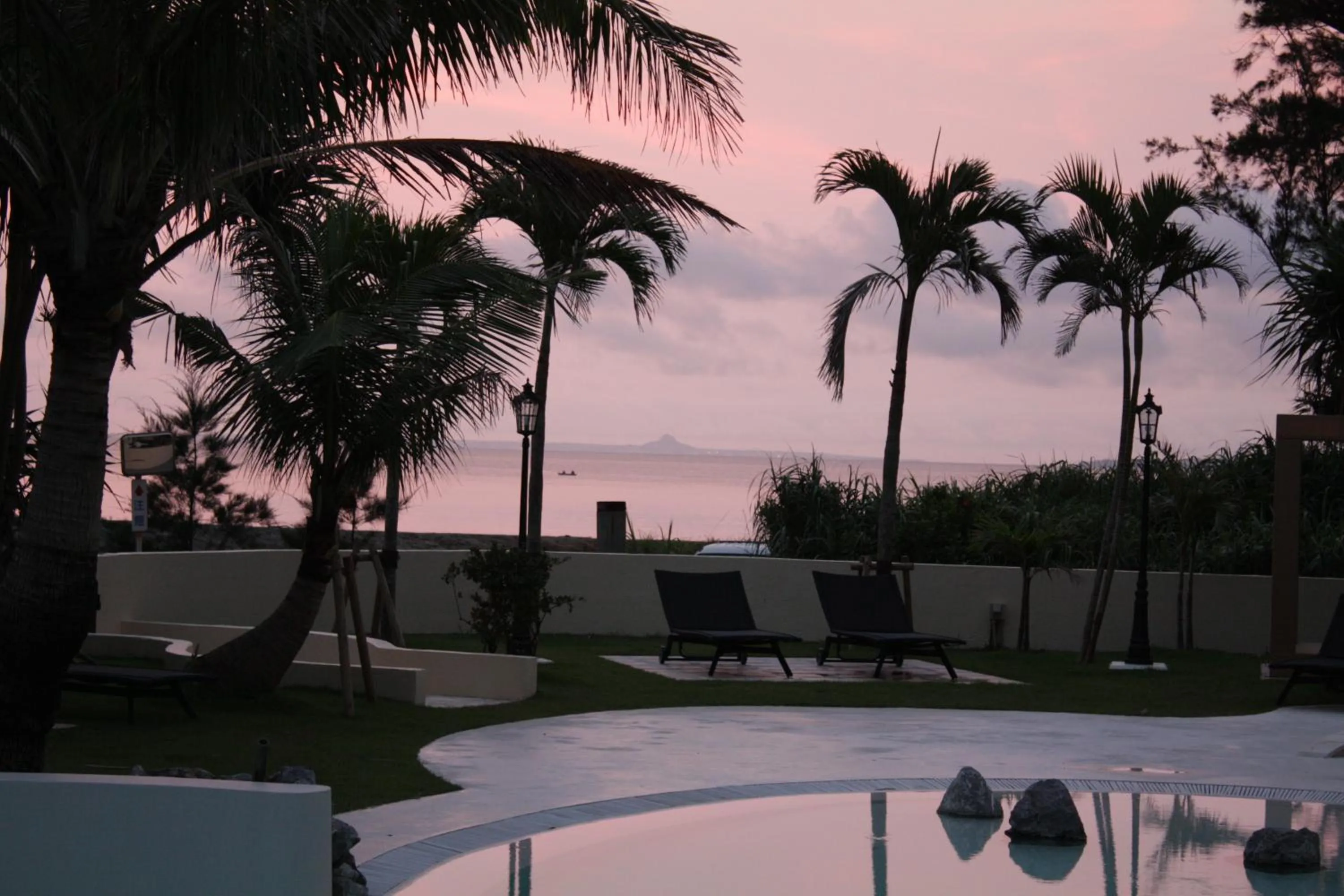 Sea view in La Casa Panacea Okinawa Resort