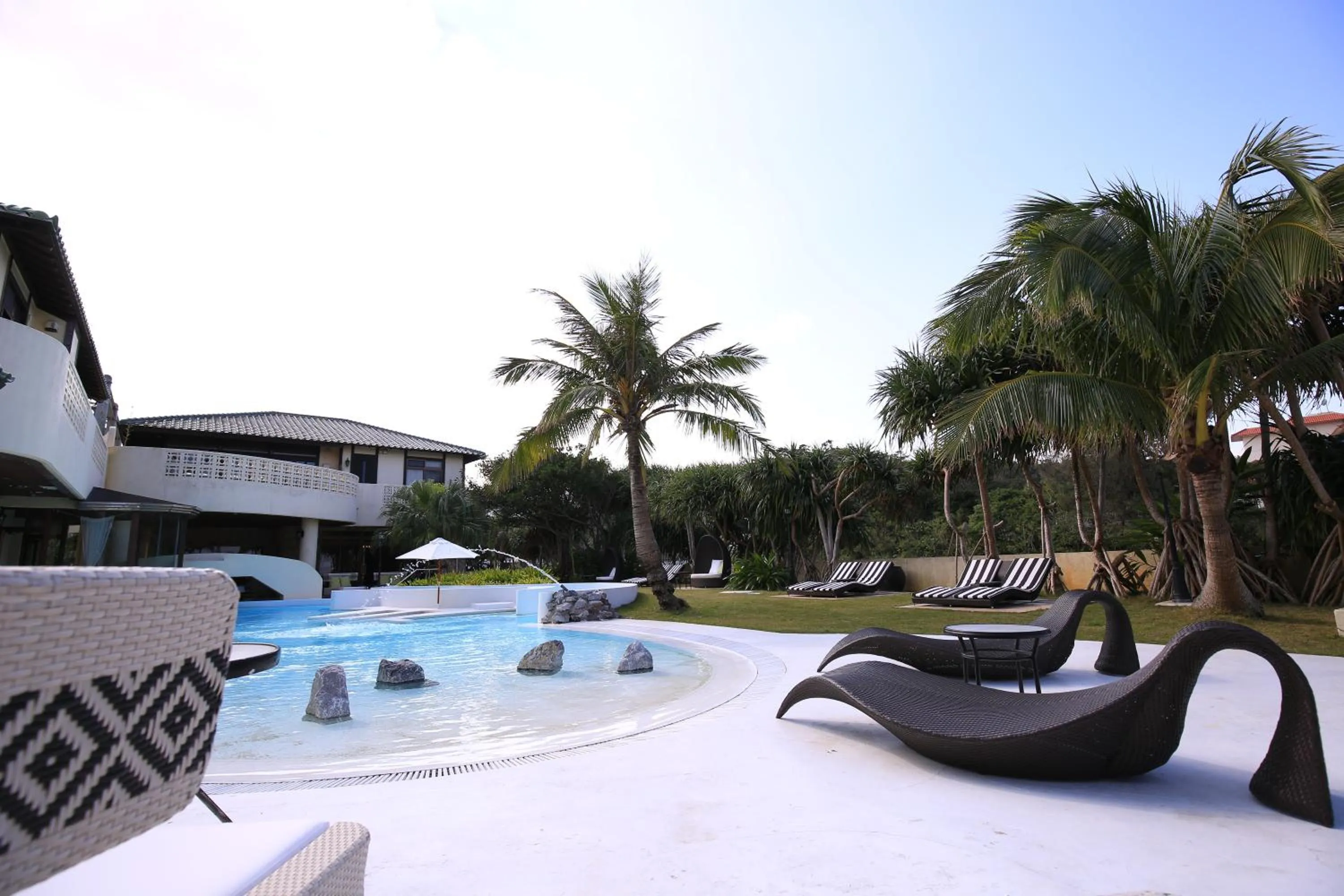 Pool view in La Casa Panacea Okinawa Resort