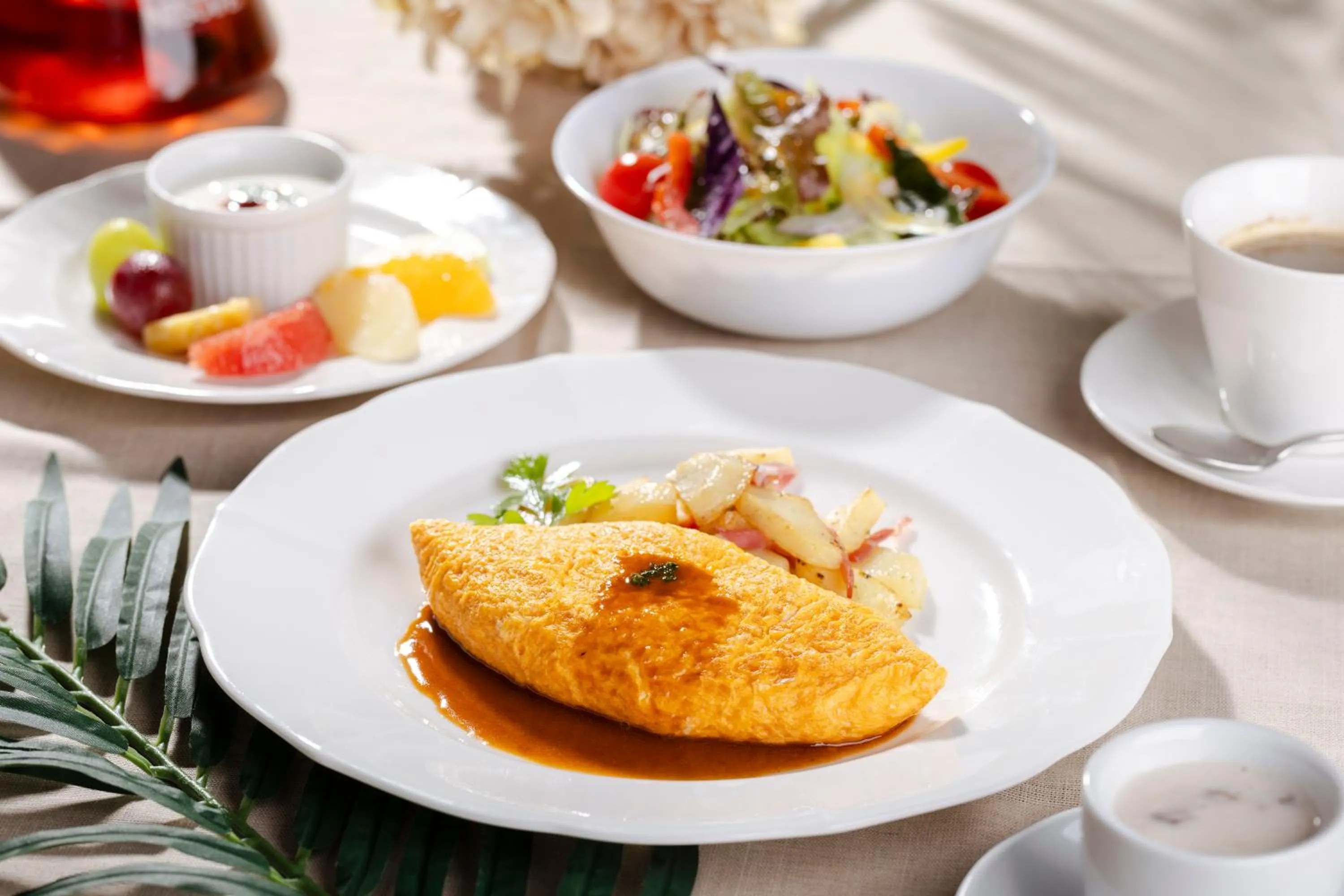 Breakfast in La Casa Panacea Okinawa Resort