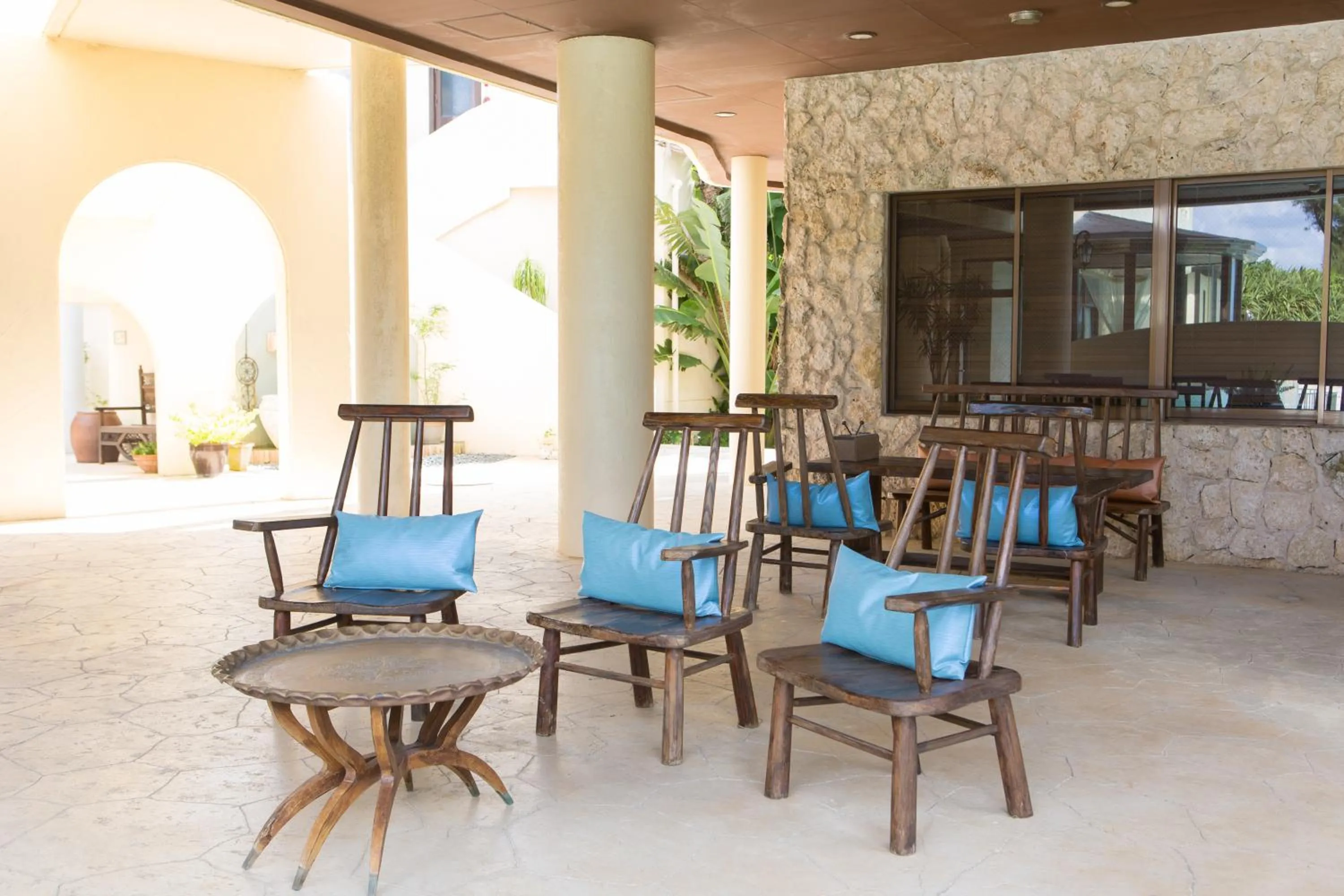 Patio in La Casa Panacea Okinawa Resort