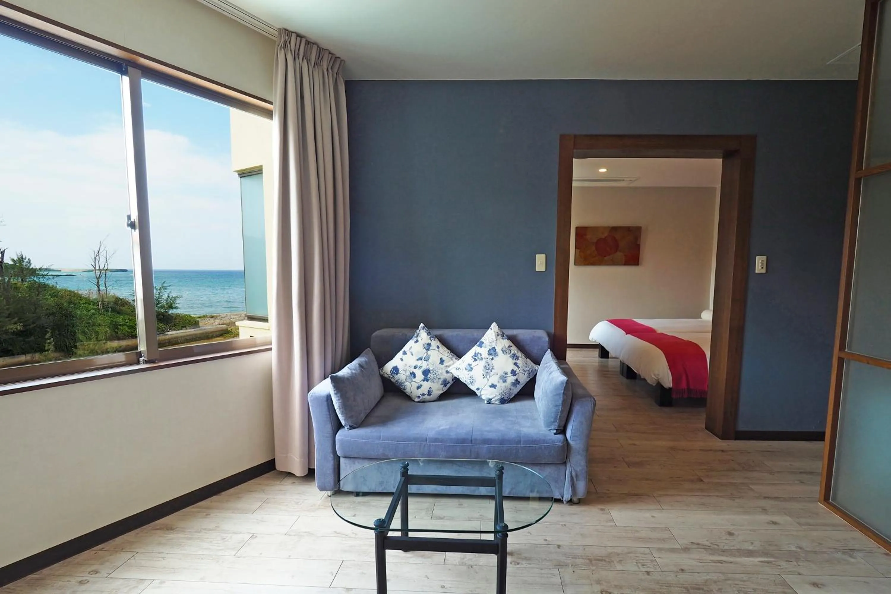 Bed in La Casa Panacea Okinawa Resort