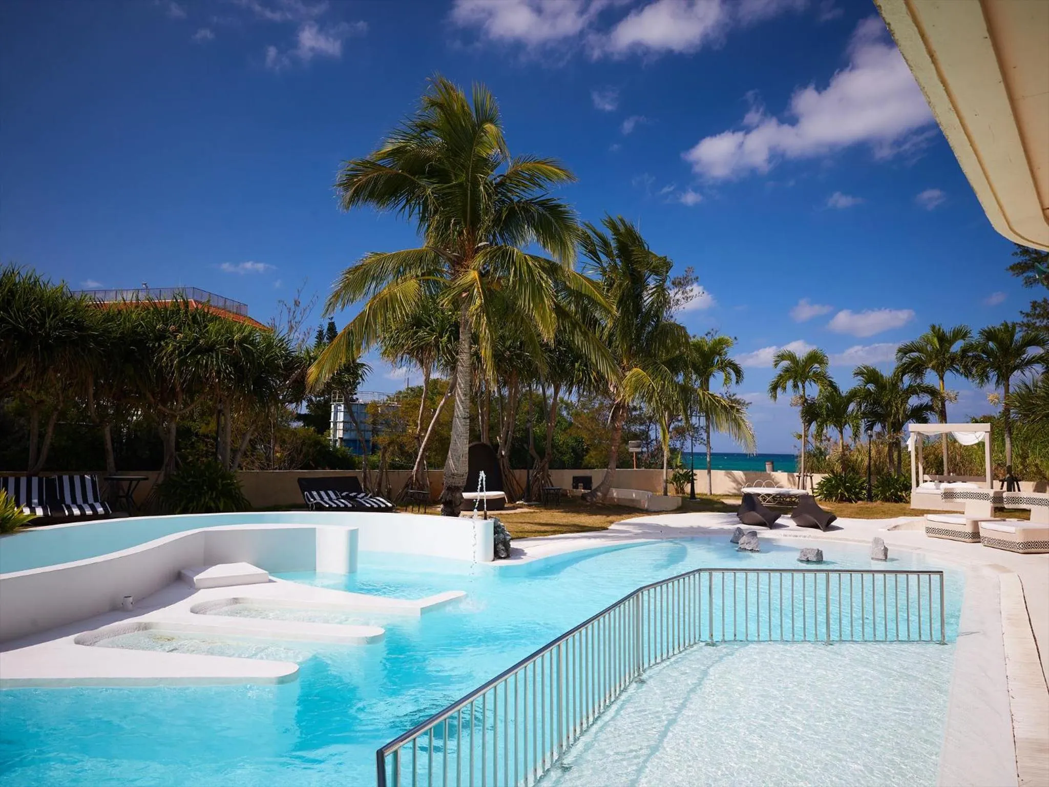 Pool view in La Casa Panacea Okinawa Resort