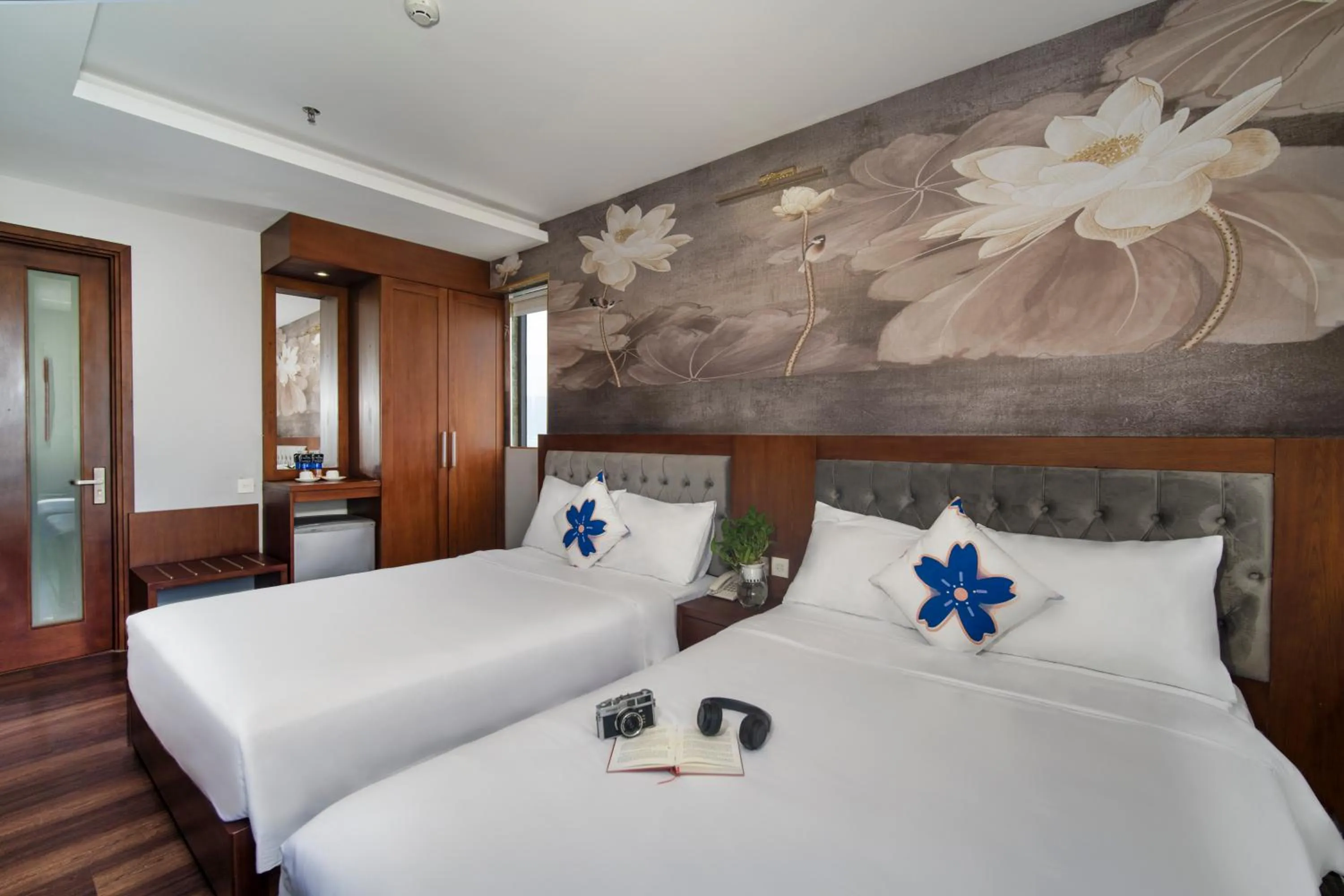 Bed in Hung Anh Hotel