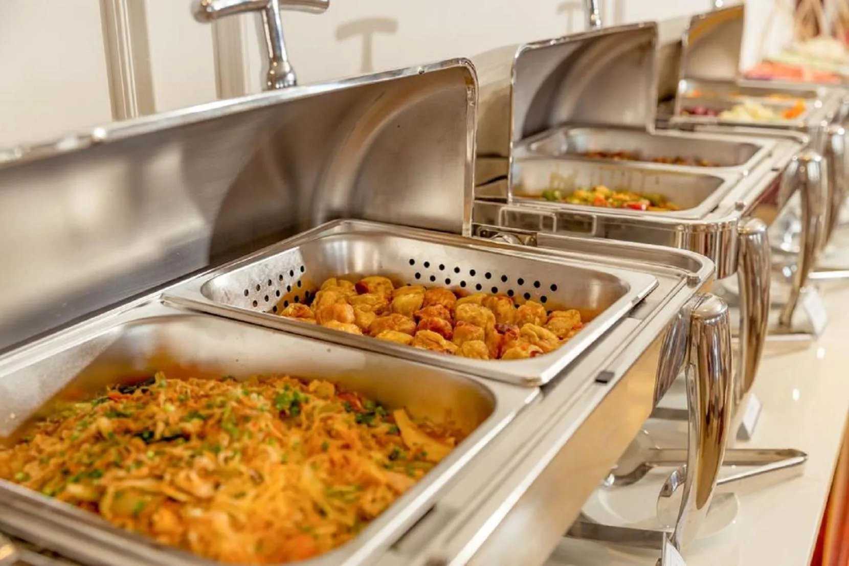 Buffet breakfast in Hung Anh Hotel