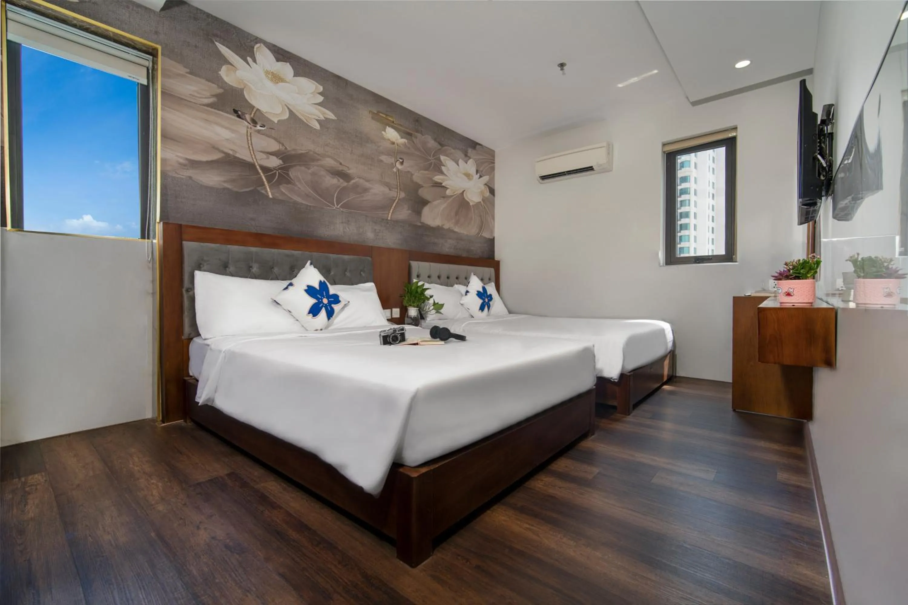 Bed in Hung Anh Hotel