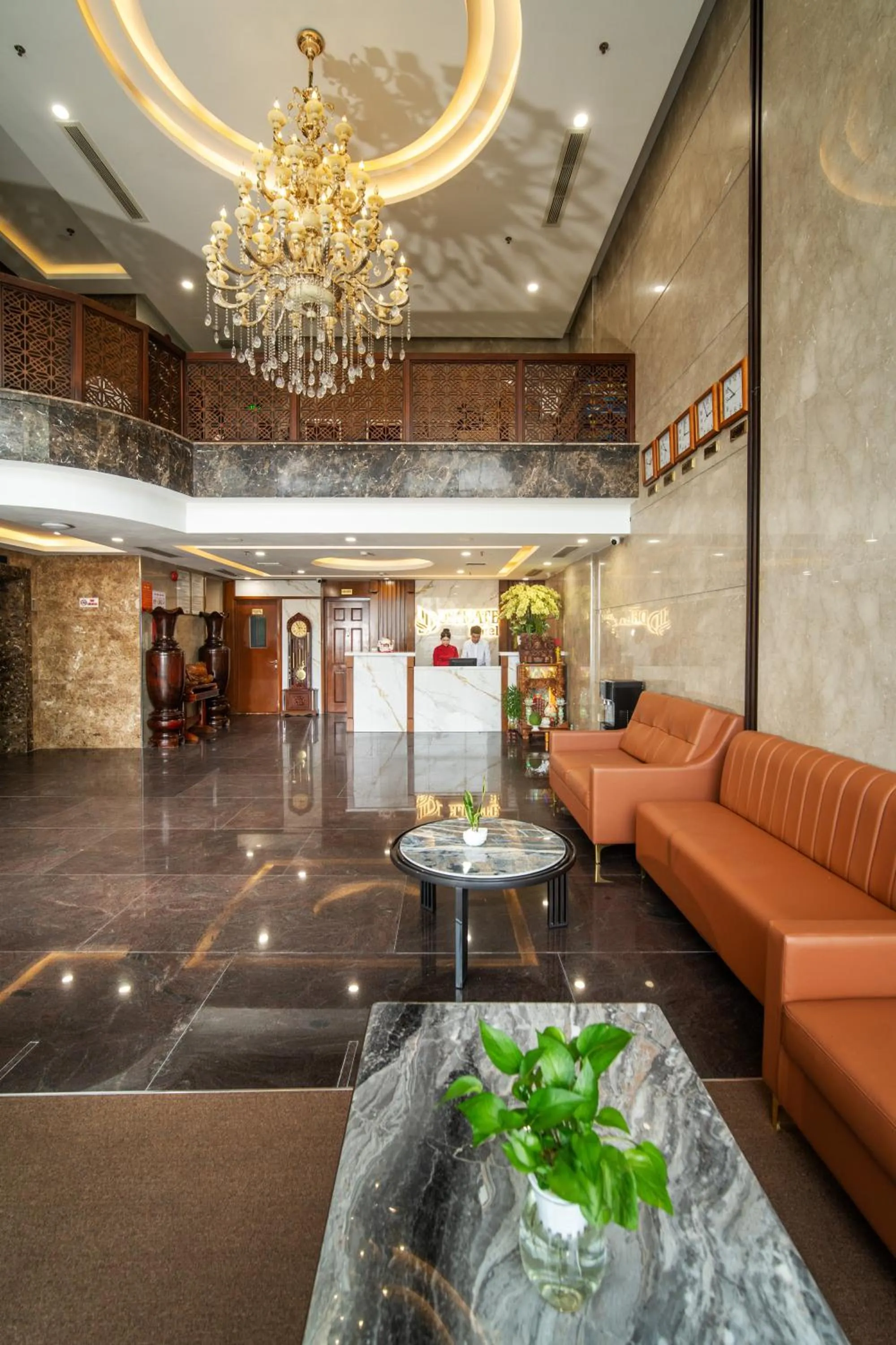 Living room in Hung Anh Hotel