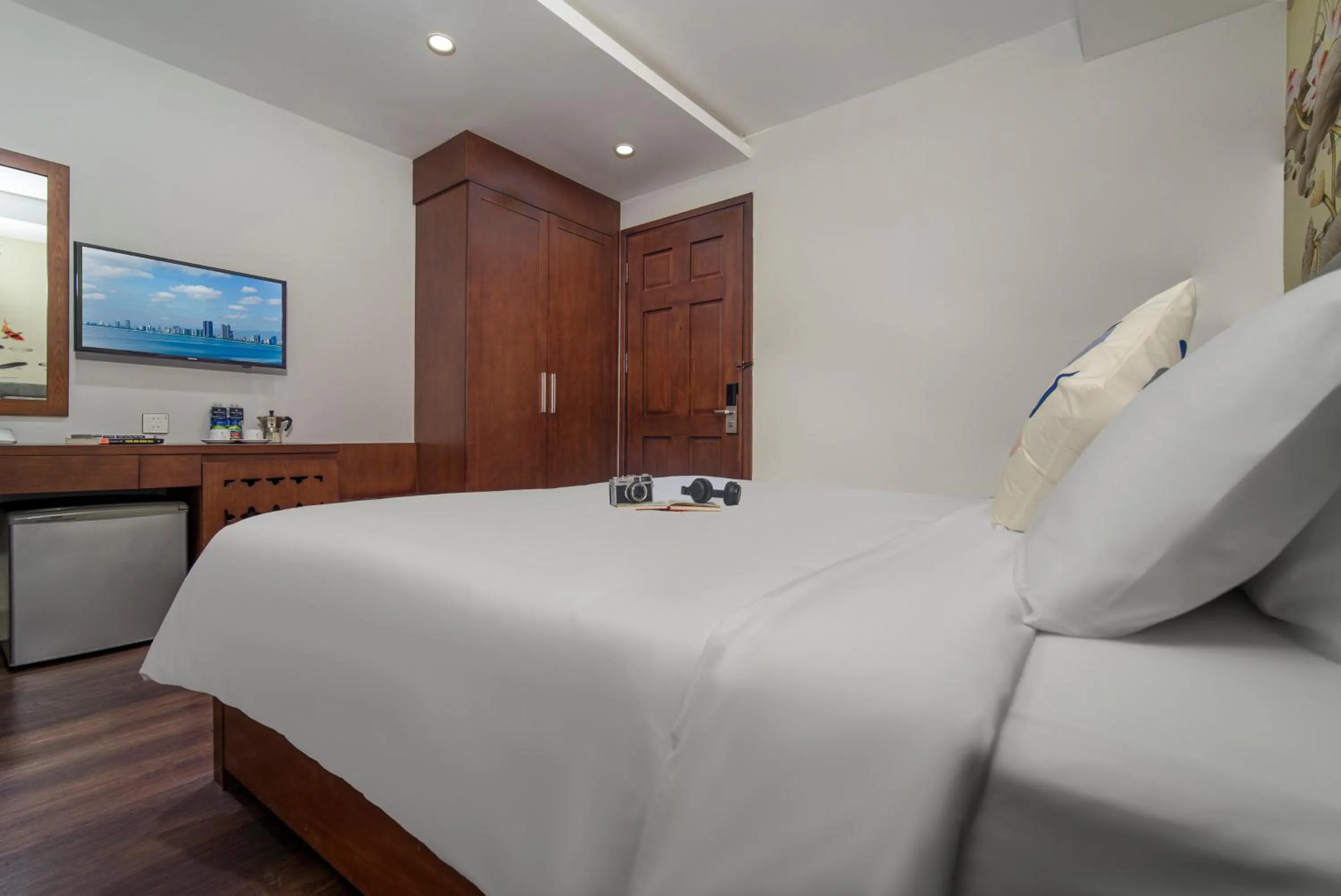 Bed in Hung Anh Hotel