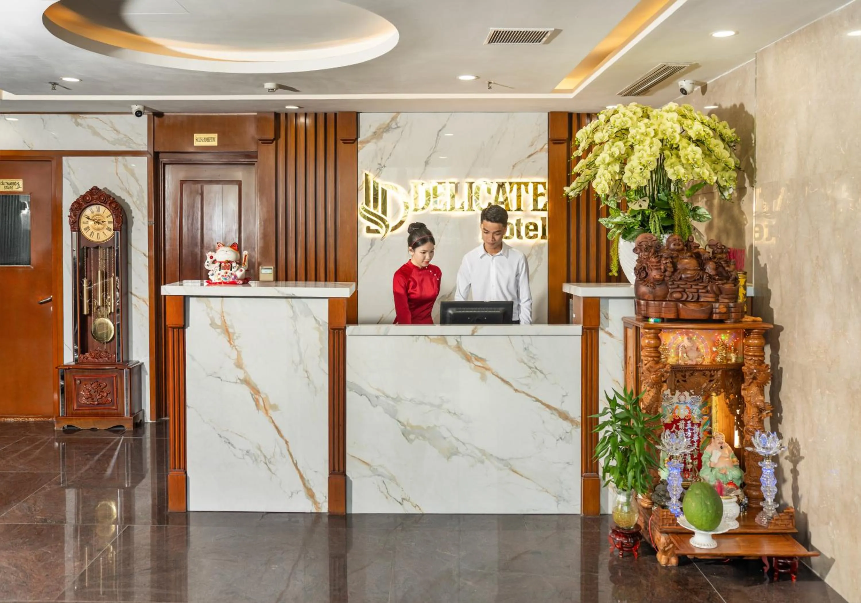 Staff in Hung Anh Hotel