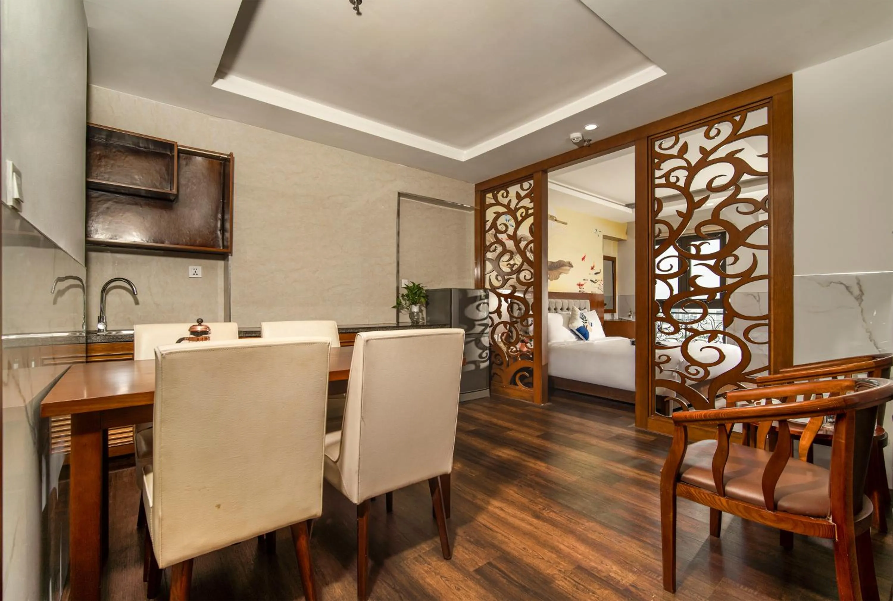 Bed in Delicate Hotel