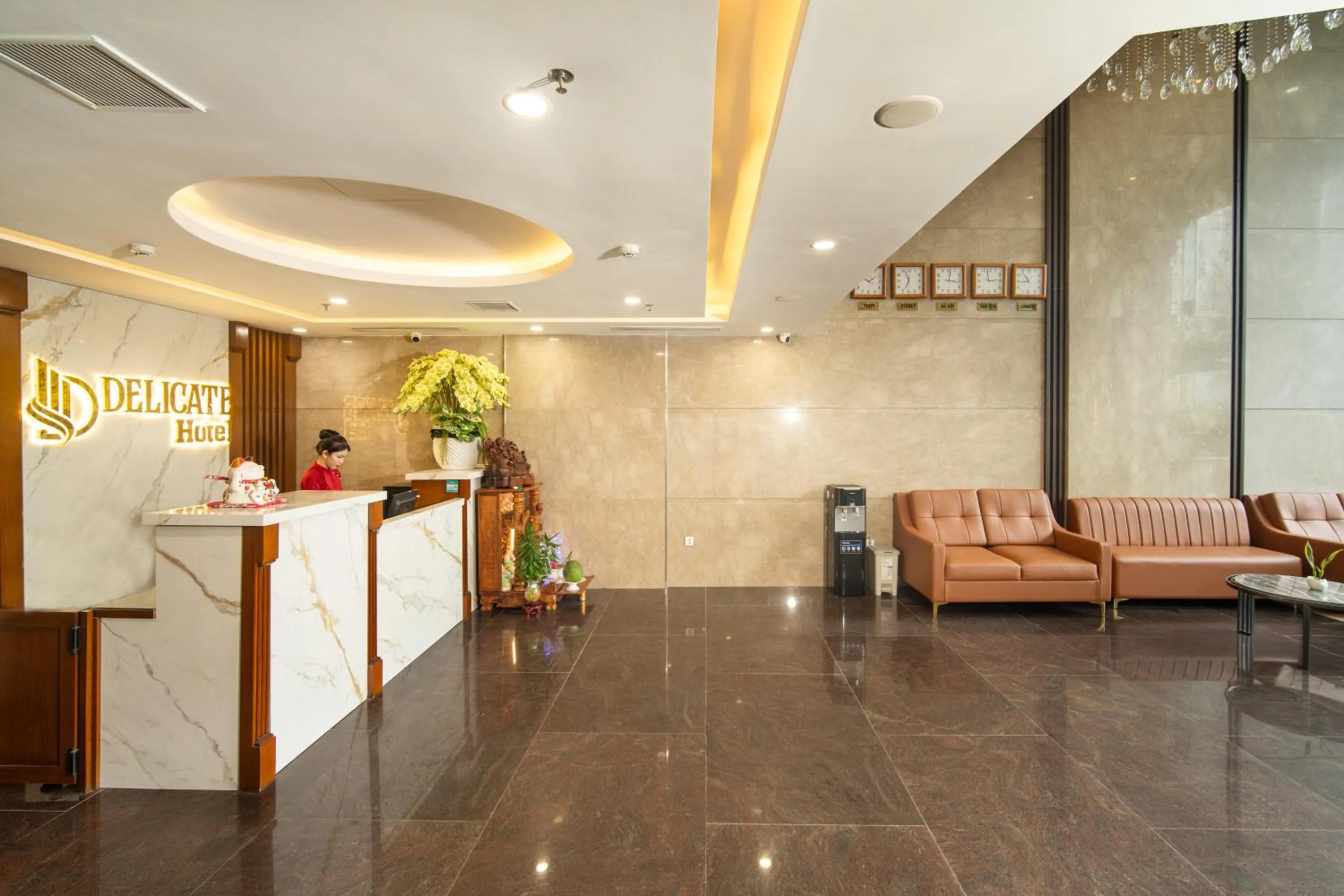 Living room in Hung Anh Hotel