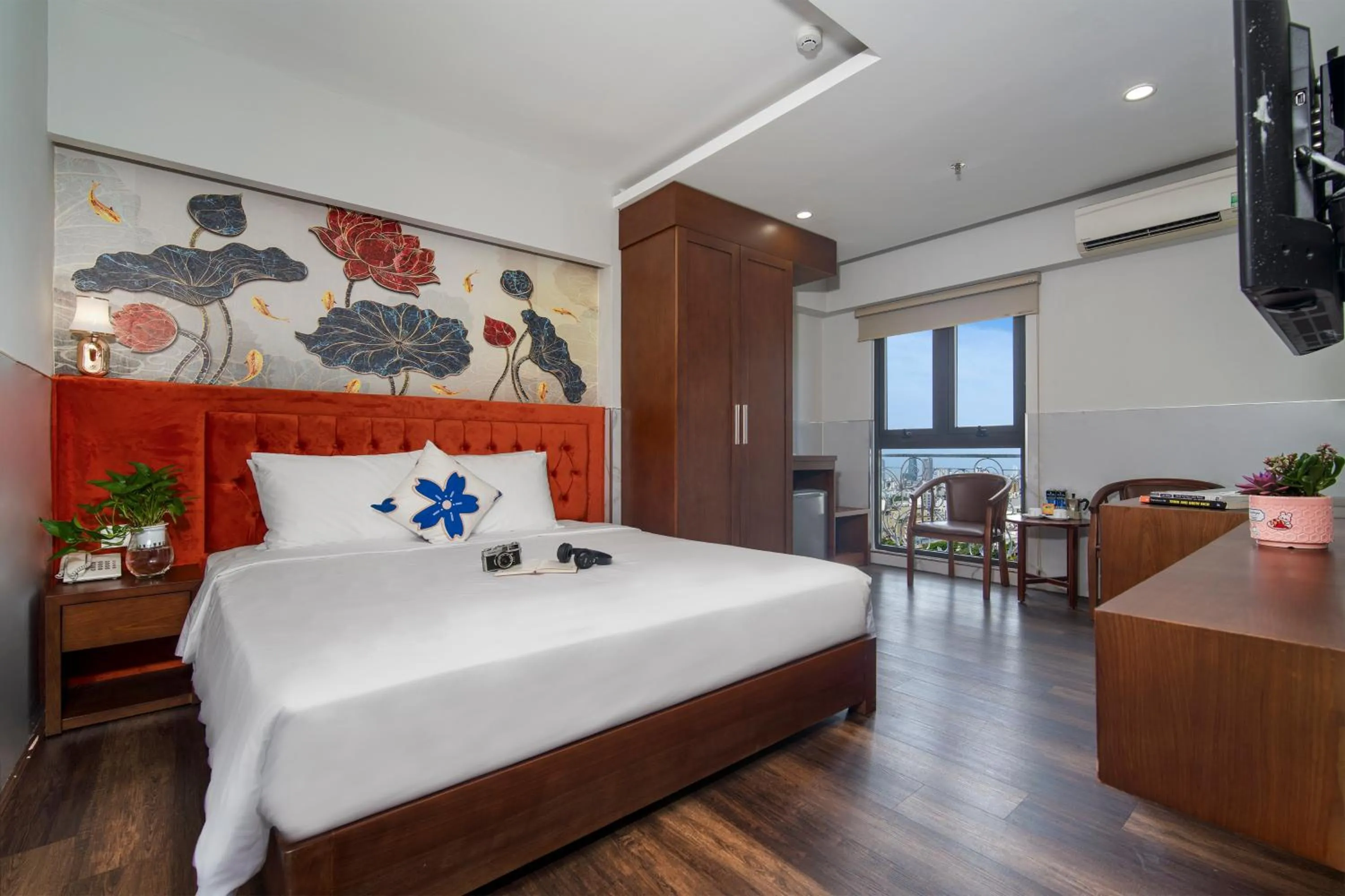 Bed in Hung Anh Hotel