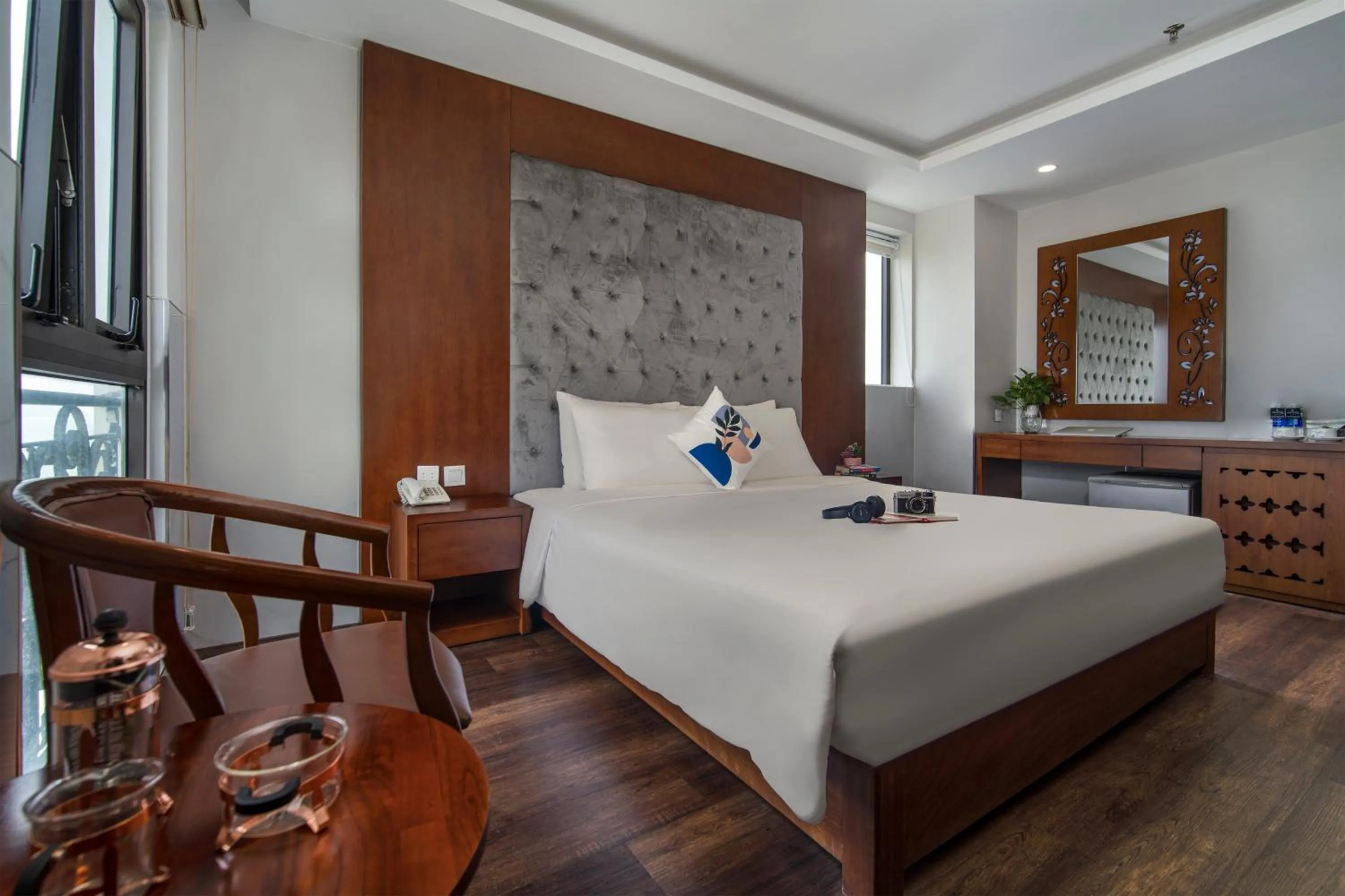 Bed in Hung Anh Hotel